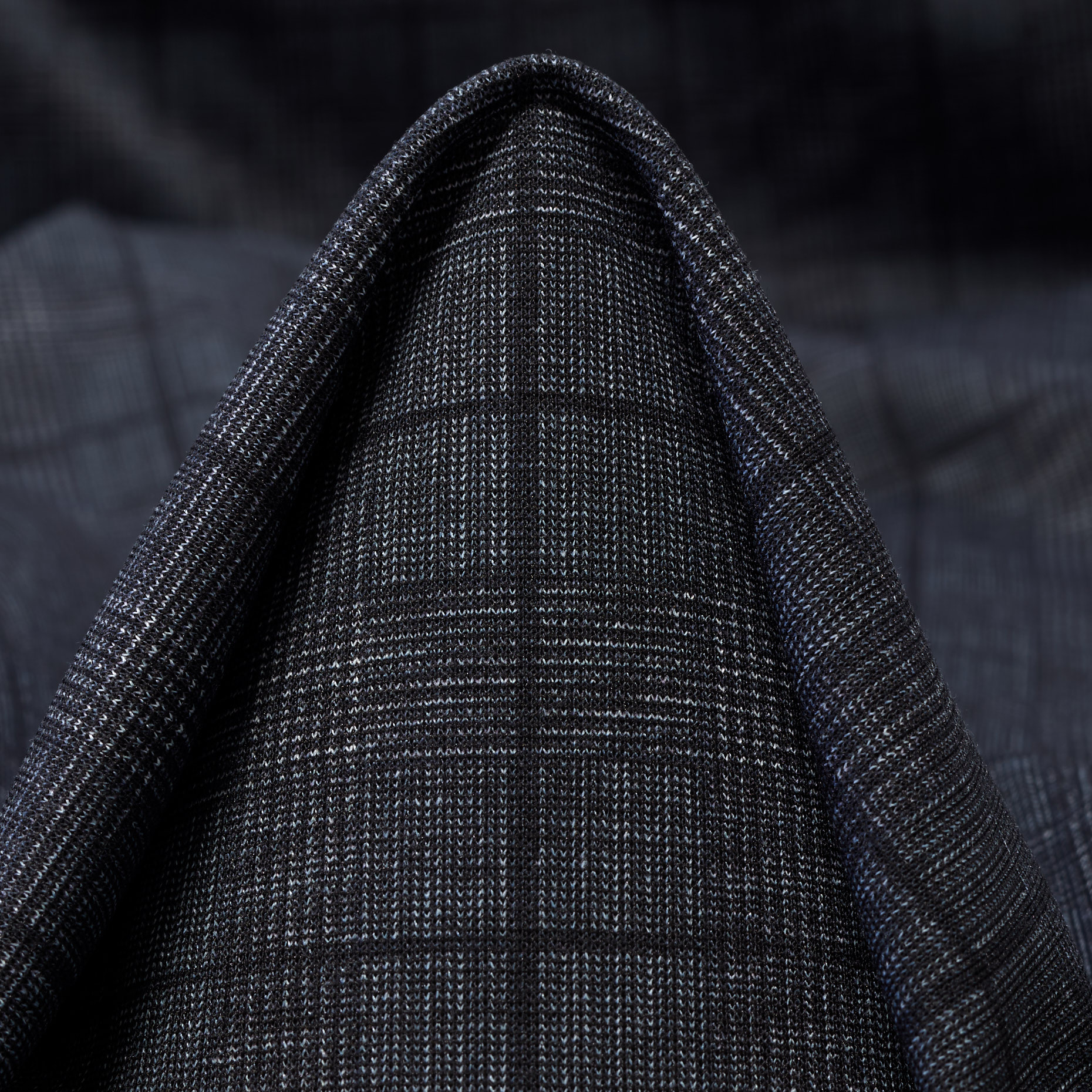 JERSEY, VISCOSE, CHECK, IRON GATE (F000044863)