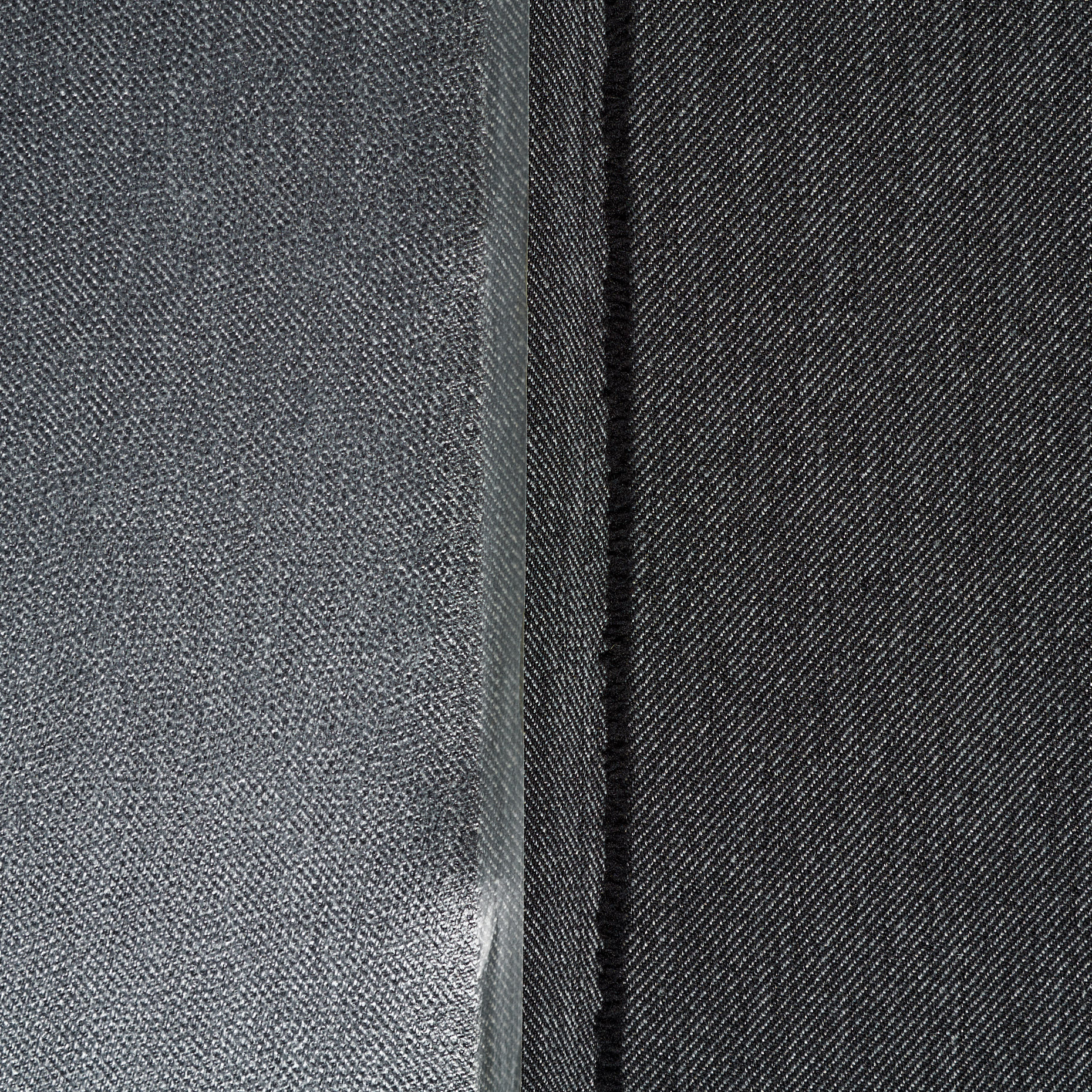 Outdoor, Twill, Gebondet, Caviar (F000041789) - Gewebe