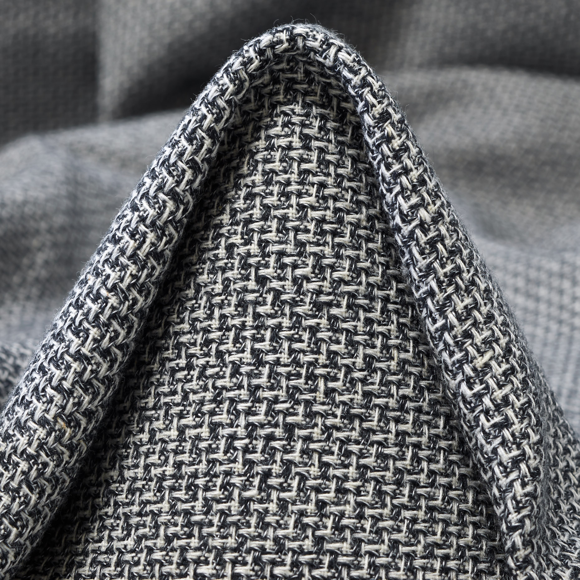 COTTON, MICRO DESIGN, SNOW WHITE&RAVEN BLACK (F000044601)