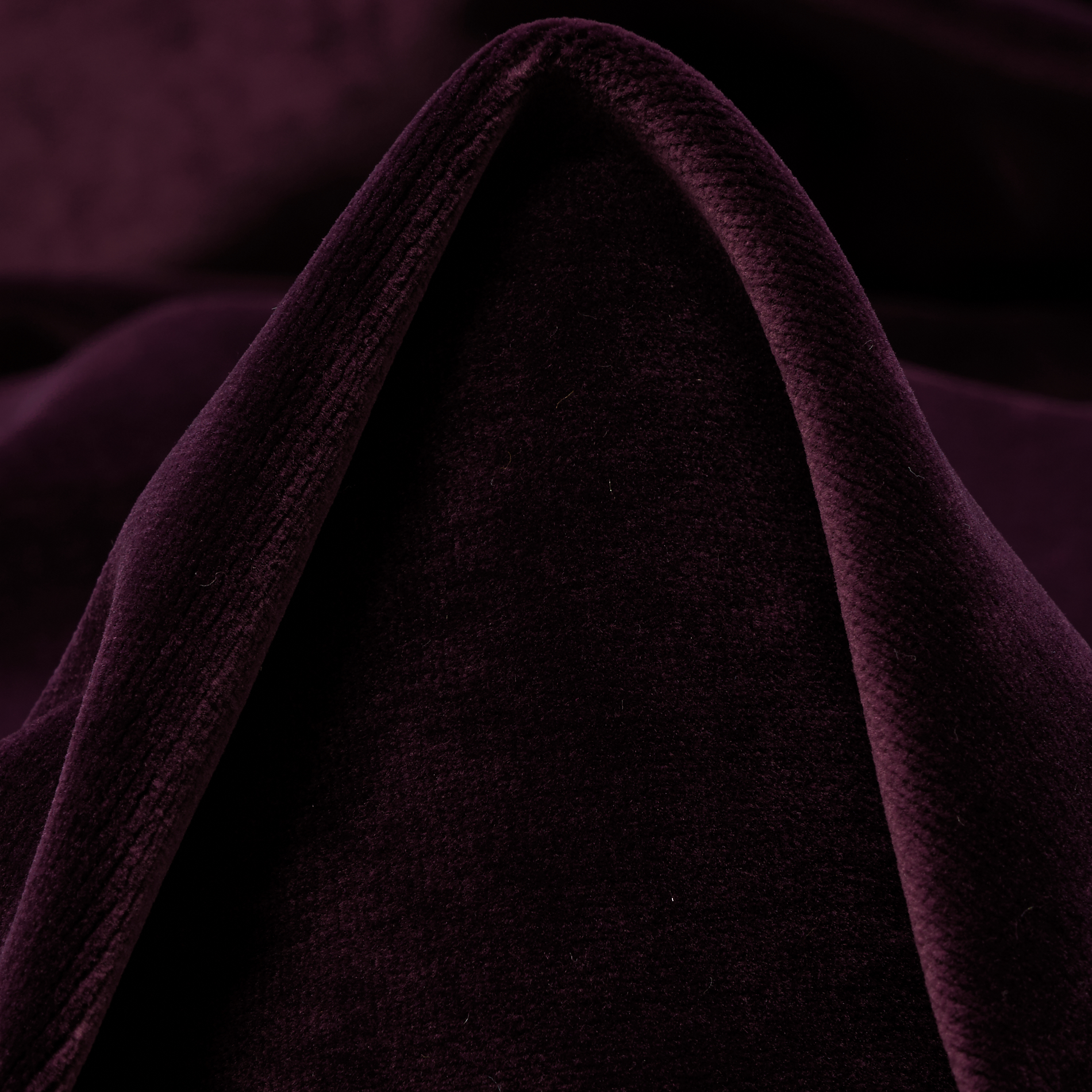 VELVET, COTTON, DARK PLUM (C0002310)