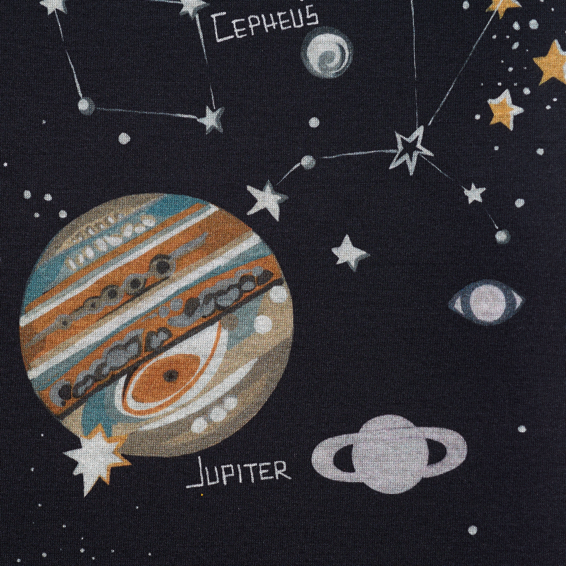 JERSEY, NEOPRENE, PRINTED, MIDNIGHT BLUE (F000038672) - Texture