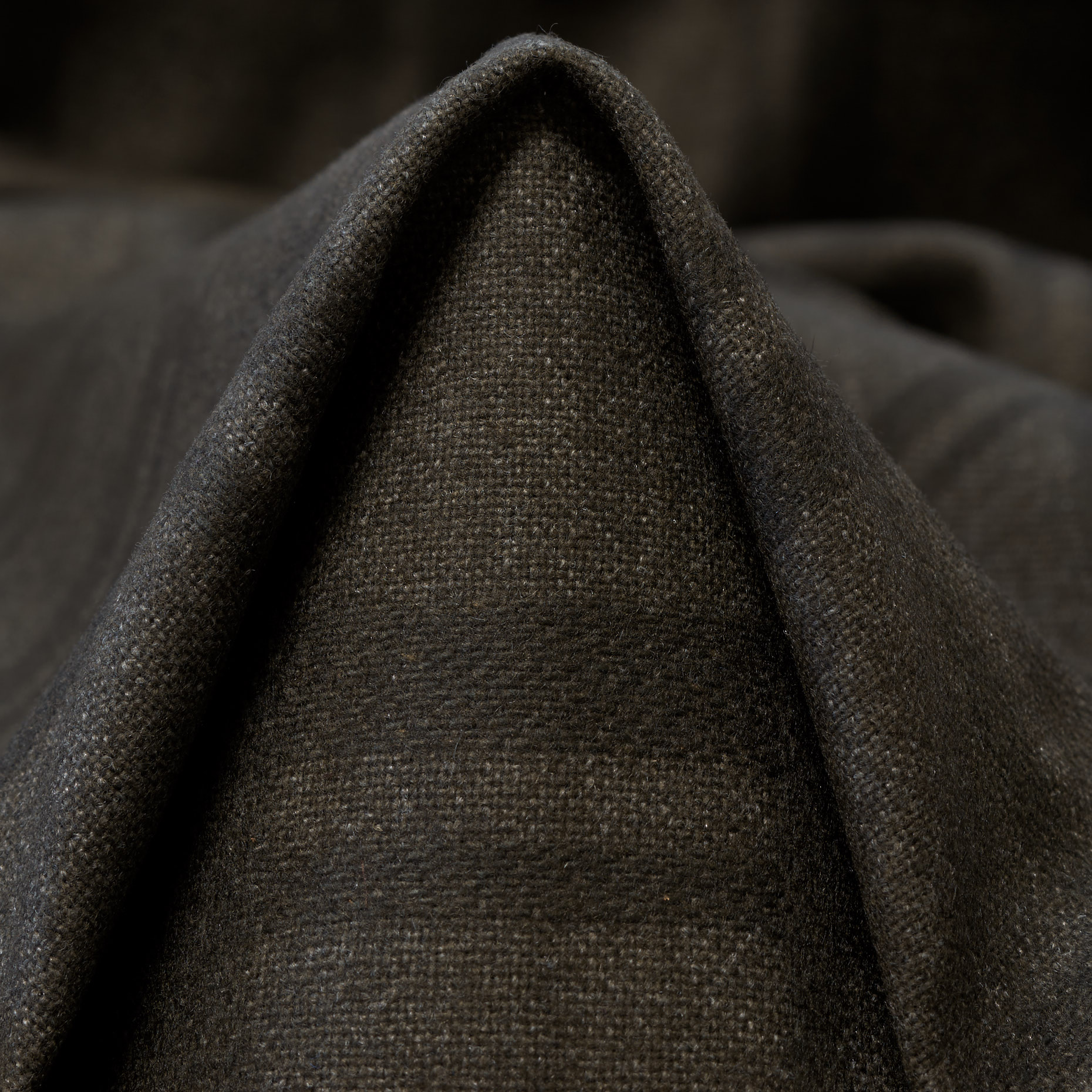 Виргинская шерсть, Клетка, Меланж, Seal Brown (F000045197)