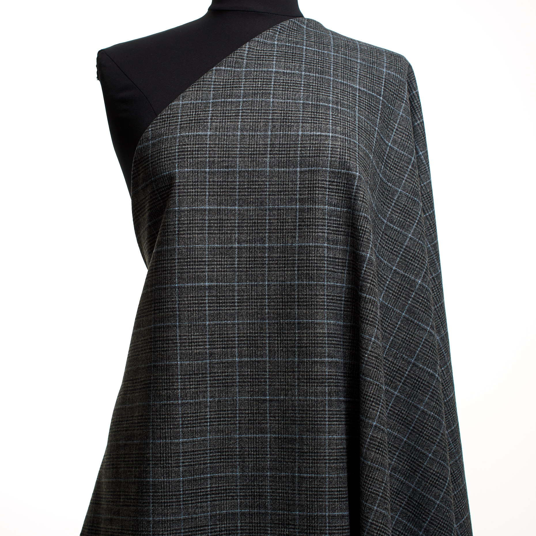 Фланель, Вискоза, Стрейч, Night Owl (F000044302) - Манекен