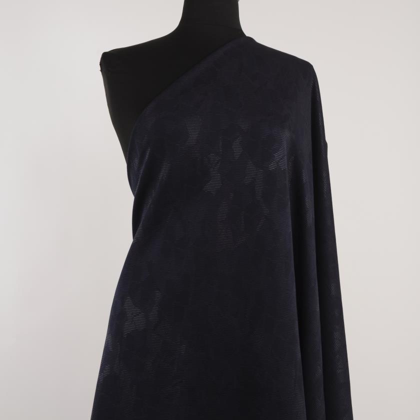 JERSEY, JACQUARD, MIDNIGHT BLUE (F000030440) - Mannequin
