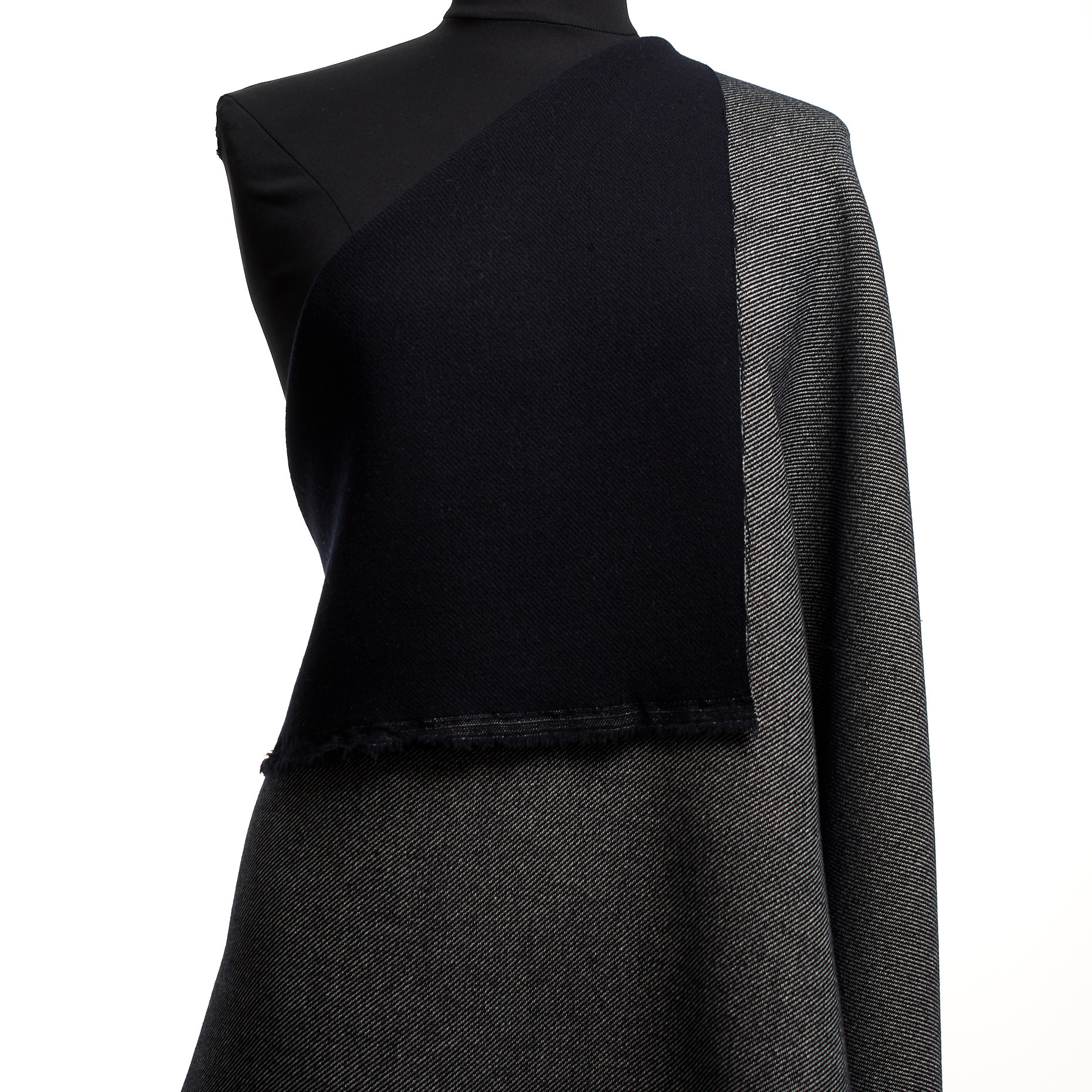 DOUBLE, WOOL, COTTON BLEND, PARISIAN NIGHT (F000044327) - Mannequin