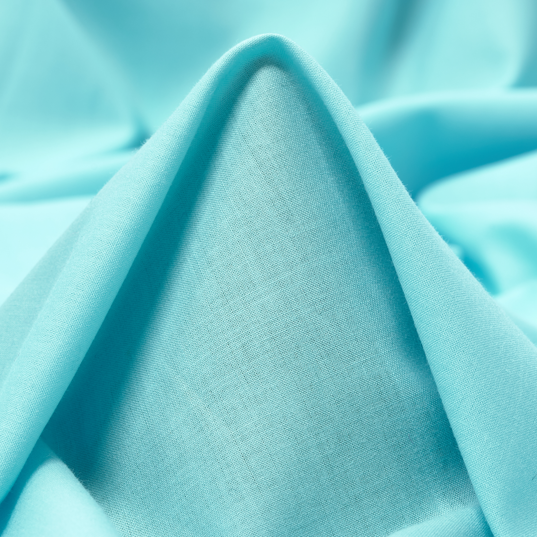 MUSLIN, COTTON, PALE TURQUOISE (F000010379)