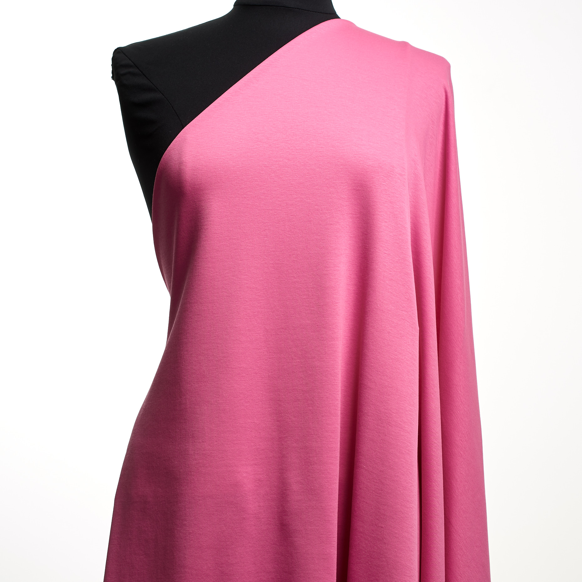 Rippjersey, Baumwolle, Elastik, Aurora Pink (F000047096) - Schaufensterpuppe
