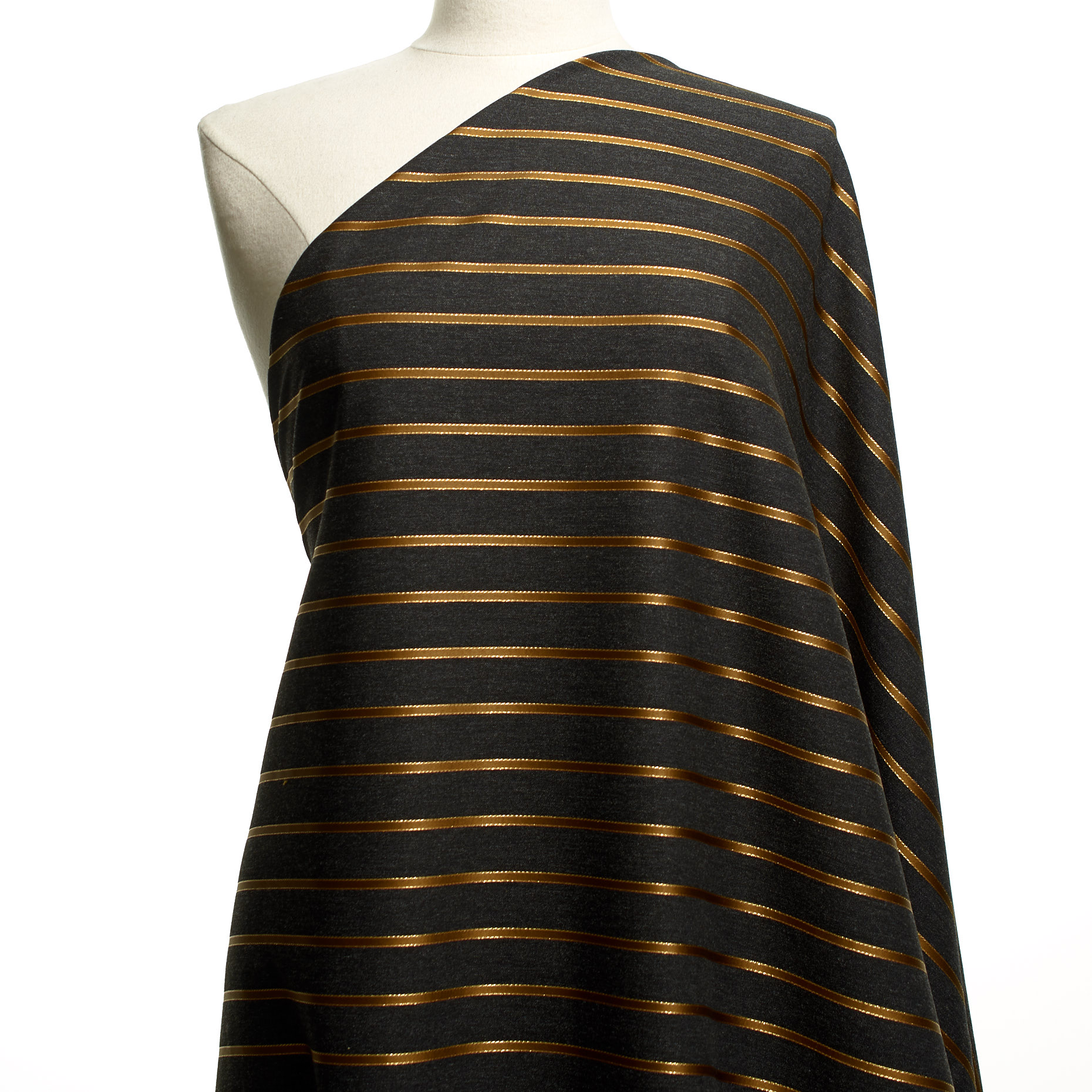 VISCOSE, WOOL, STRIPES, NUGGET GOLD (F000038131) - Mannequin