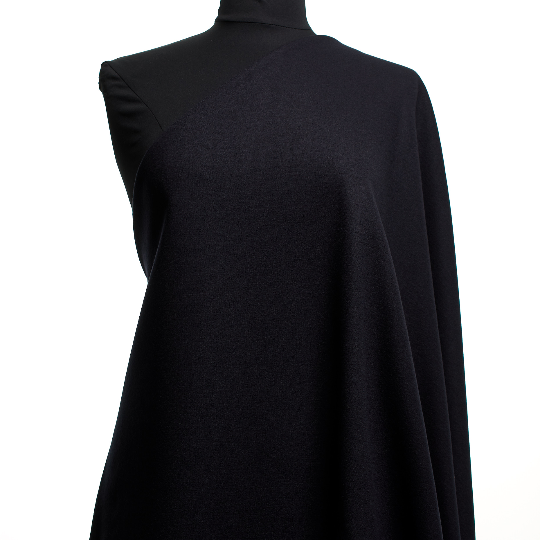 JERSEY, VIRGIN WOOL, CASHMERE, BLUE NIGHTS (F000046319) - Mannequin