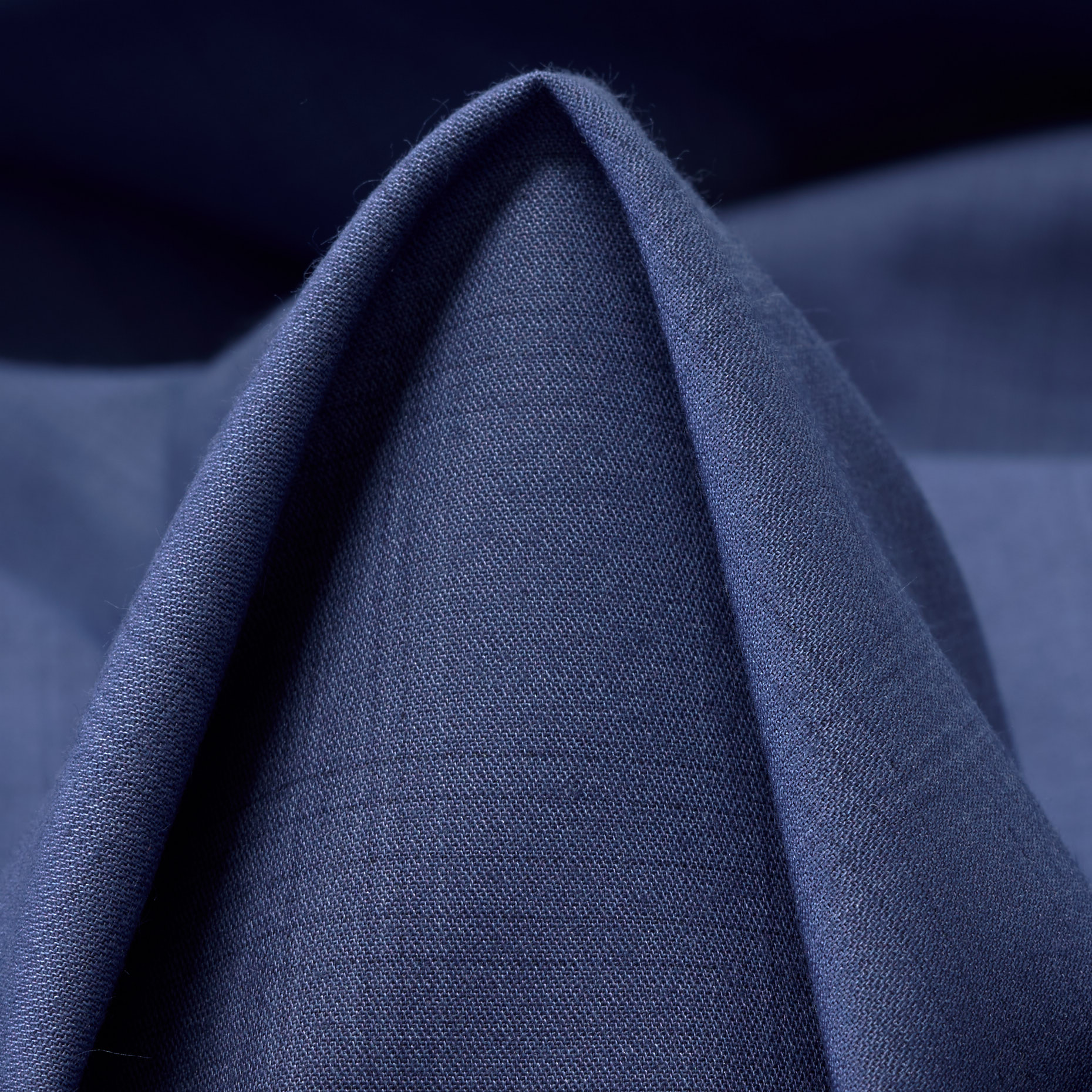 COTTON, ELASTIC, PRINTED, DENIM BLUE (F000037910)