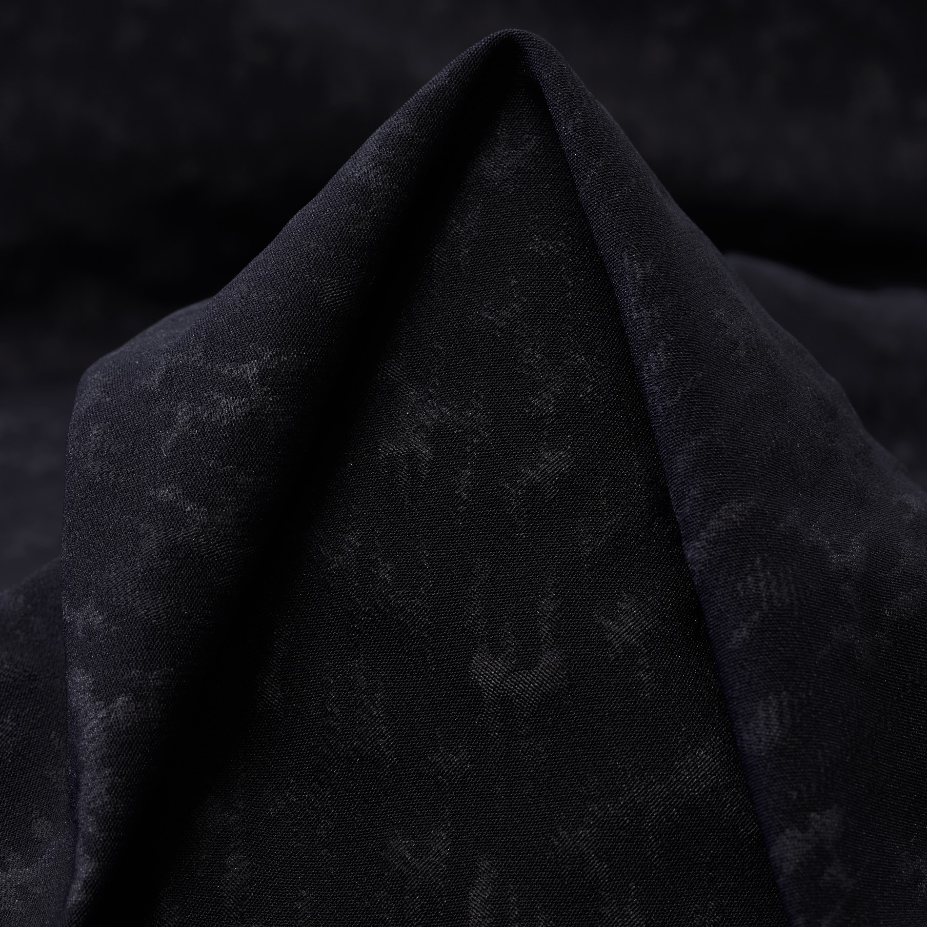 TECHNO STRETCH, POLYAMID, PRINTED, RAVEN BLACK