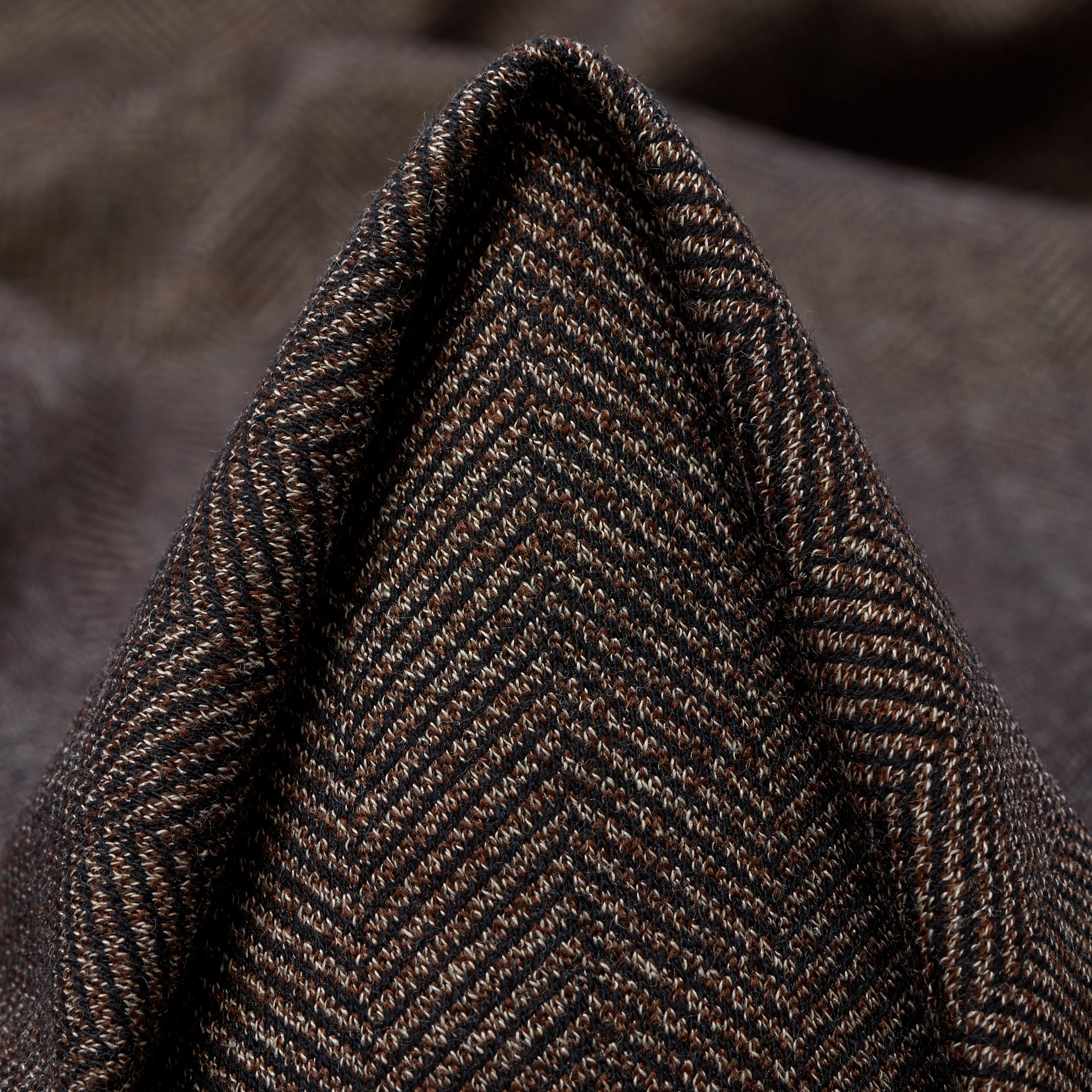 JERSEY, COTTON, HERRINGBONE, BLACK OLIVE (F000047986)