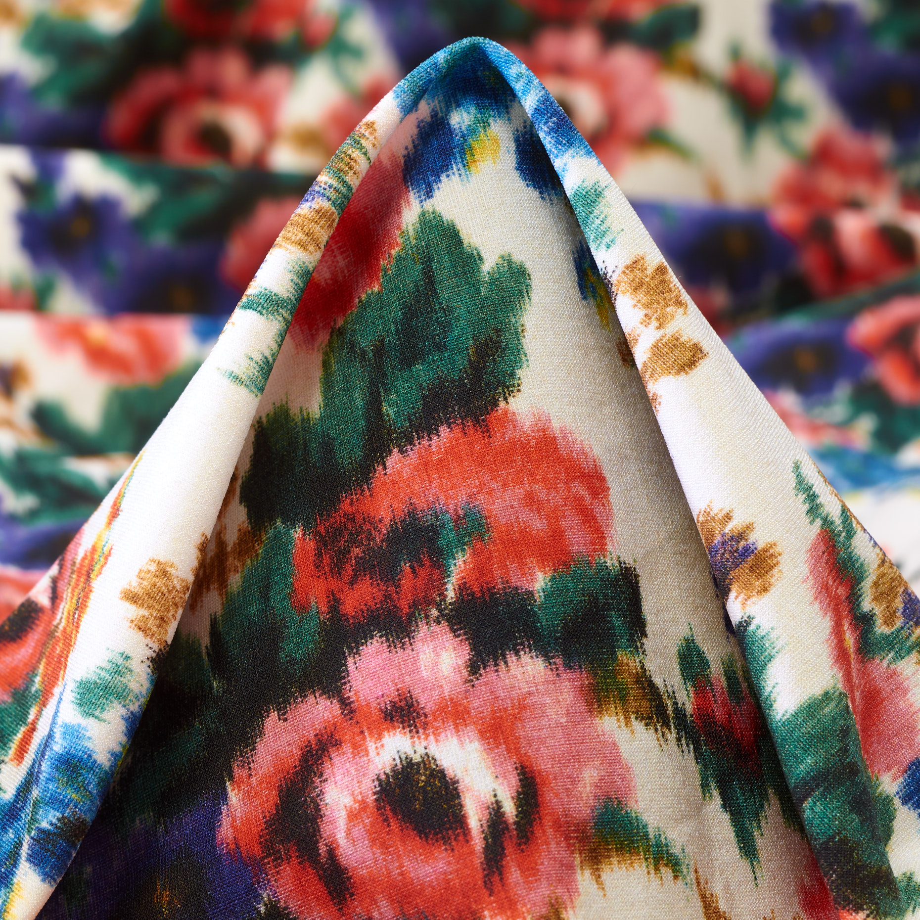 TECHNO JERSEY, PRINTED, HIGH ELASTICITY, LUCENT WHITE&SHELL PINK (F000041295)