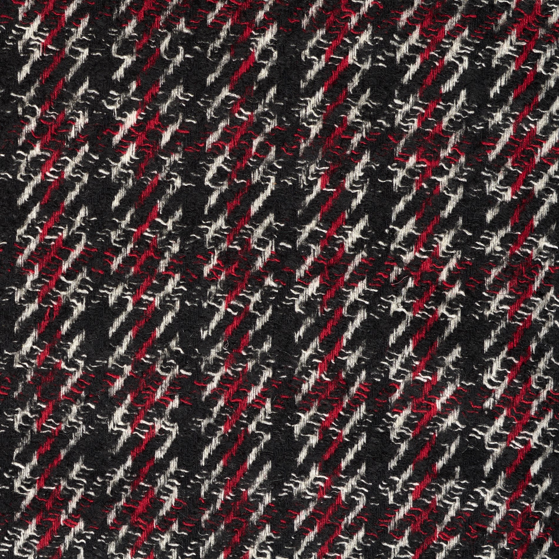 Смесовая шерсть, Гусинная Лапка, Lipstick&Ivory (F000033513) - Ткань