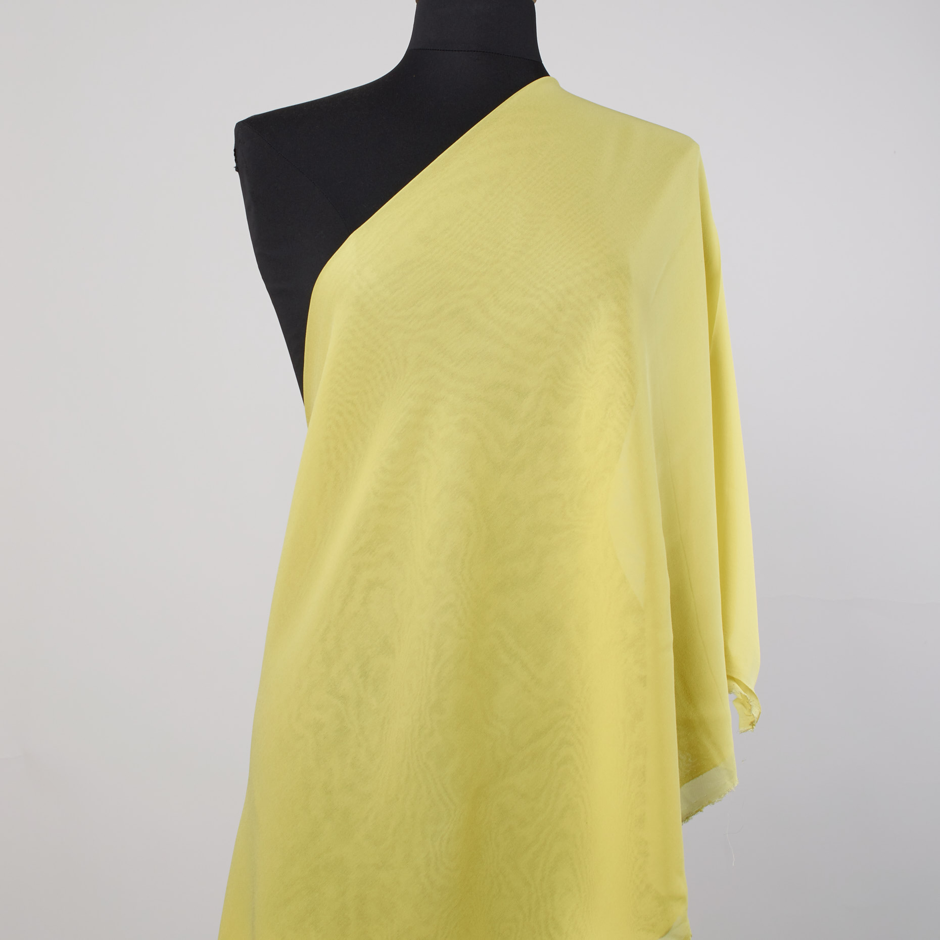 SILK, CHIFFON, PALE LIME YELLOW (F000021730) - Mannequin