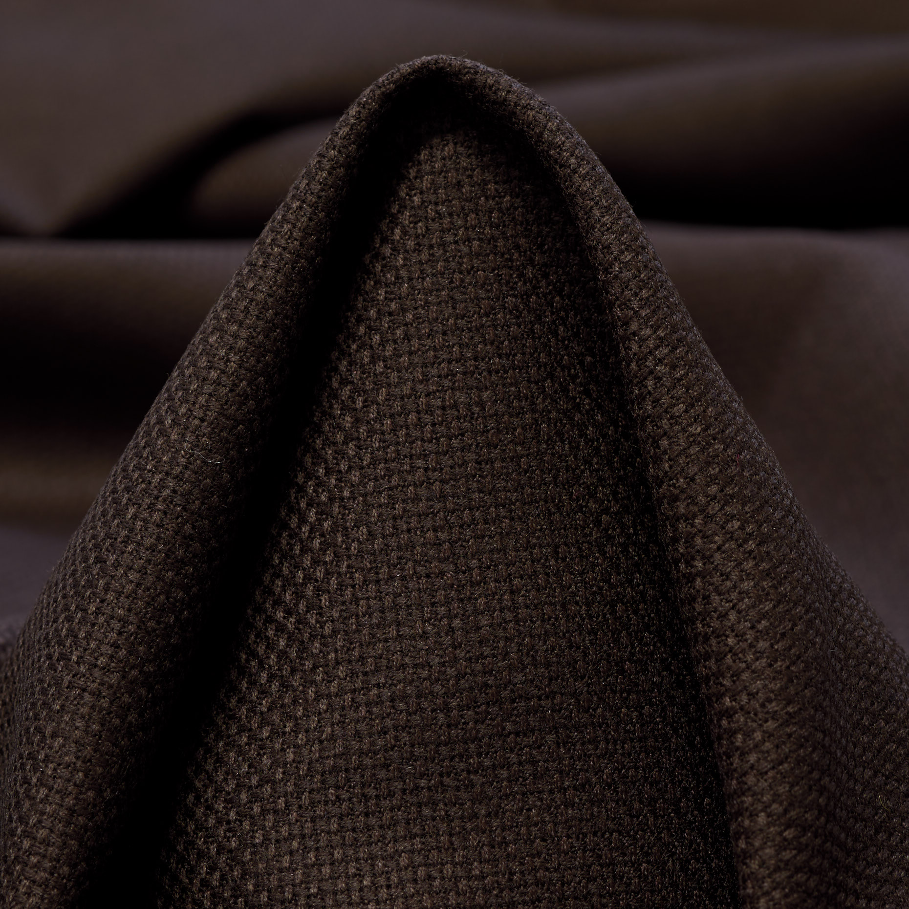 WOOL, MICRO DESIGN, CHOCOLATE