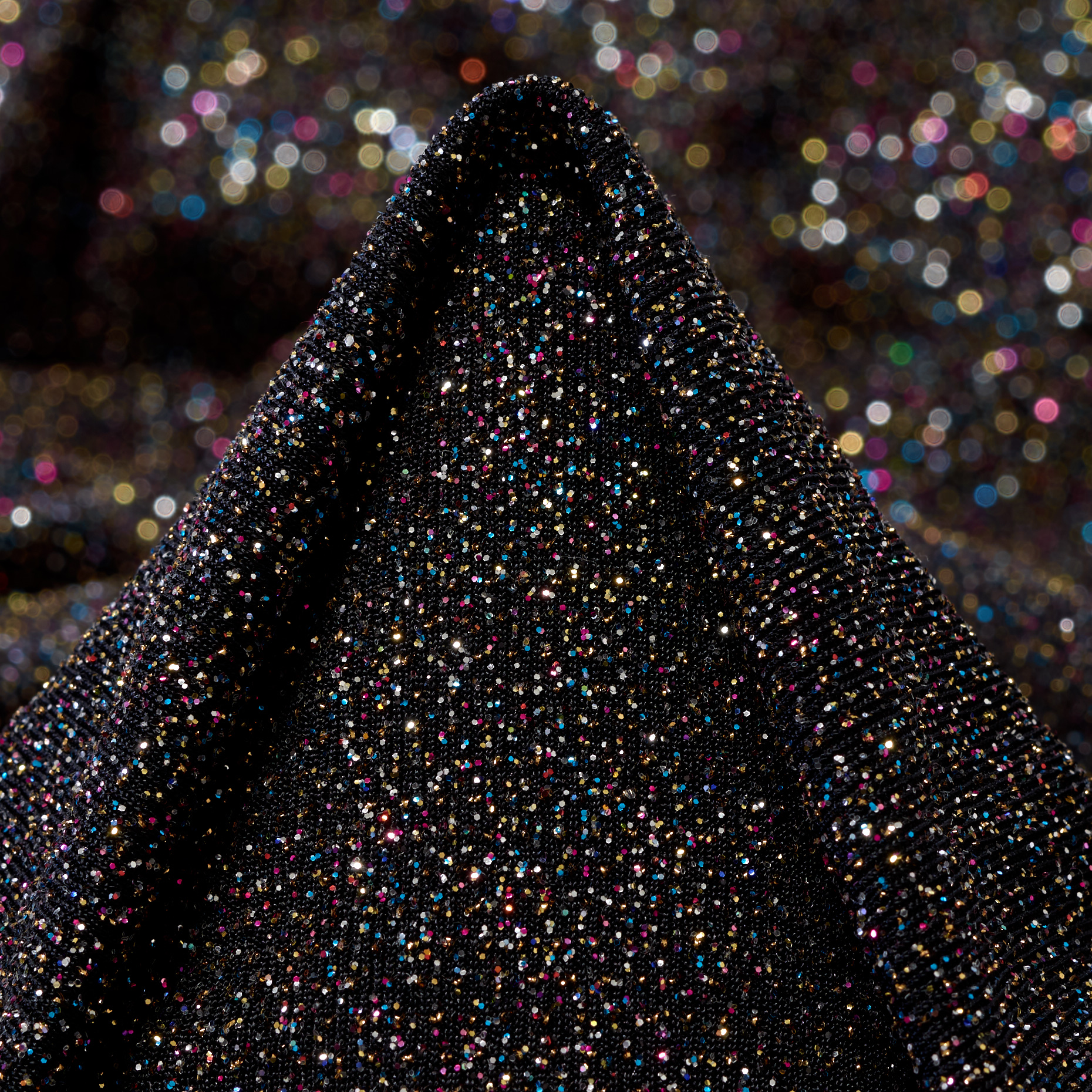 Jersey, Metaliczny, Połysk, Raven Black&Fuchsia Pink (F000045479)