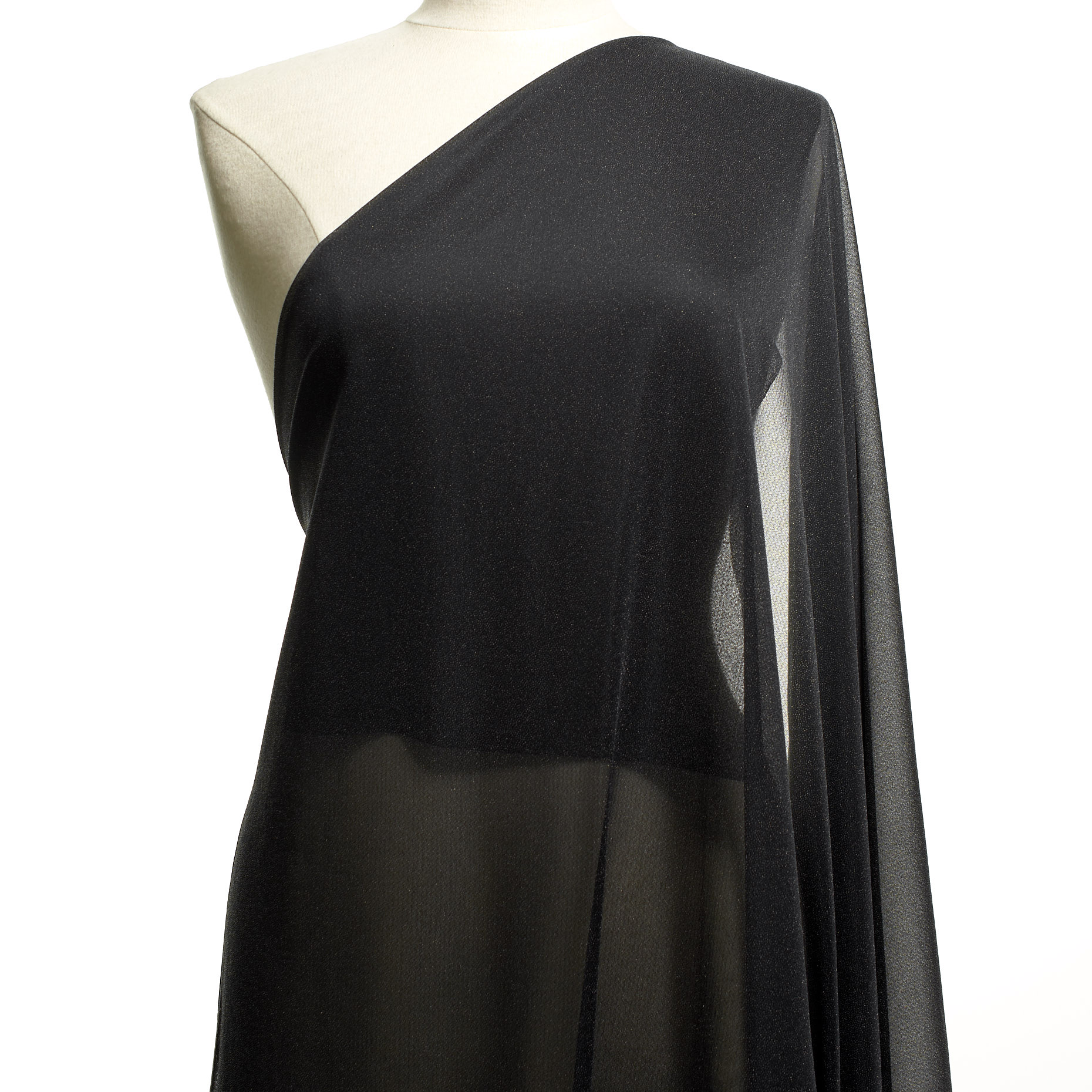 INTERLINING, CRÊPE, RAVEN BLACK (F000022166) - Mannequin