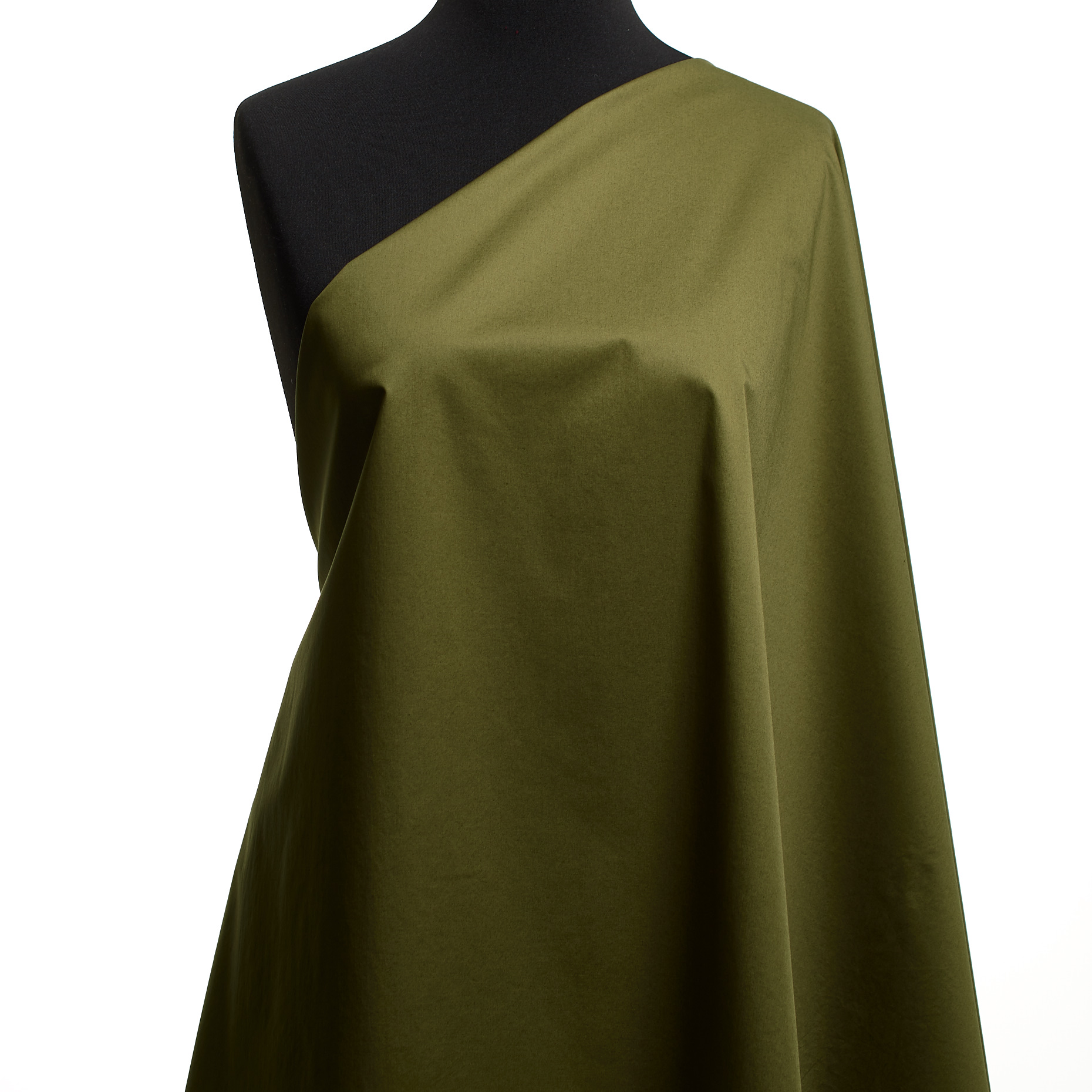 POPLIN, COTTON, ELASTIC, CAPULET OLIVE (F000049538) - Mannequin