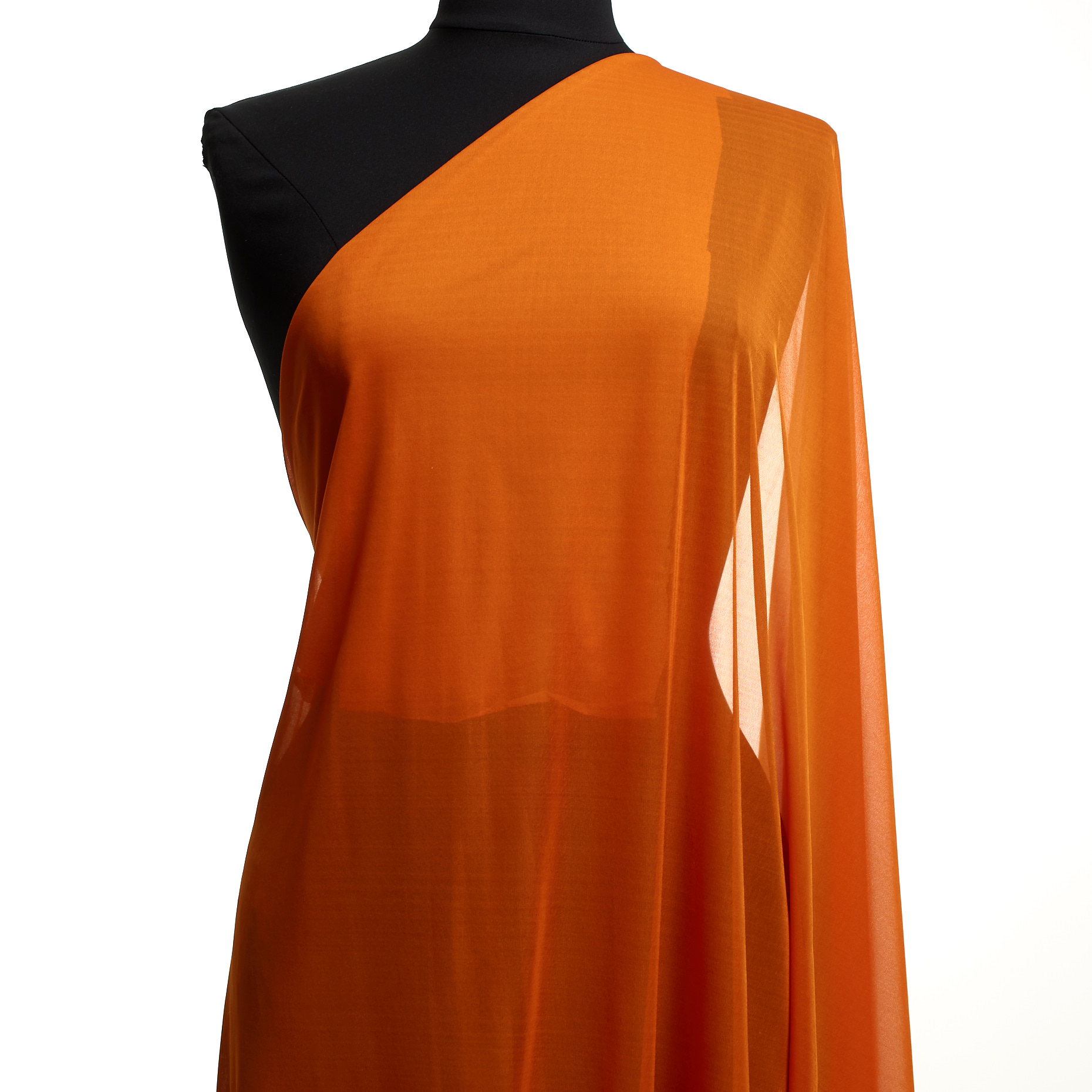 Шифон, Ацетат, Dusty Orange (F000035694) - Манекен