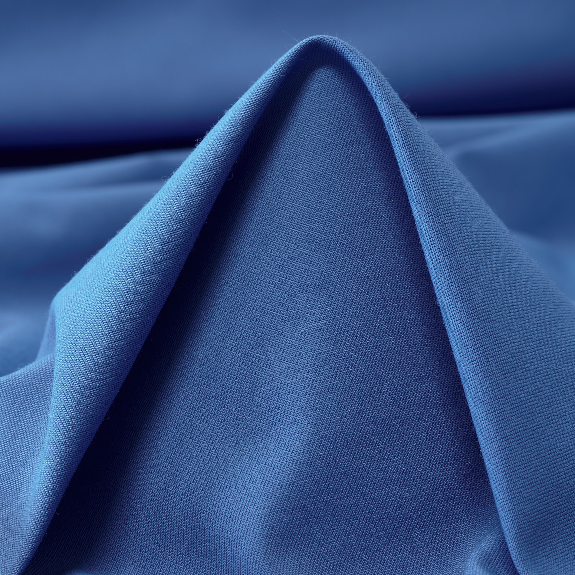 TWILL, COTTON, ELASTIC, FRENCH BLUE (F000032312)