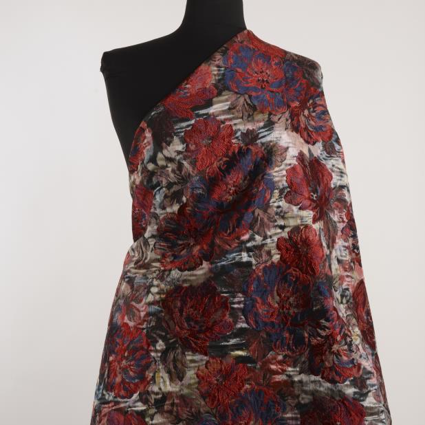 Jacquard, Floreal, Brillante, Dusty Carmine (P2-0001420) - Maniquí