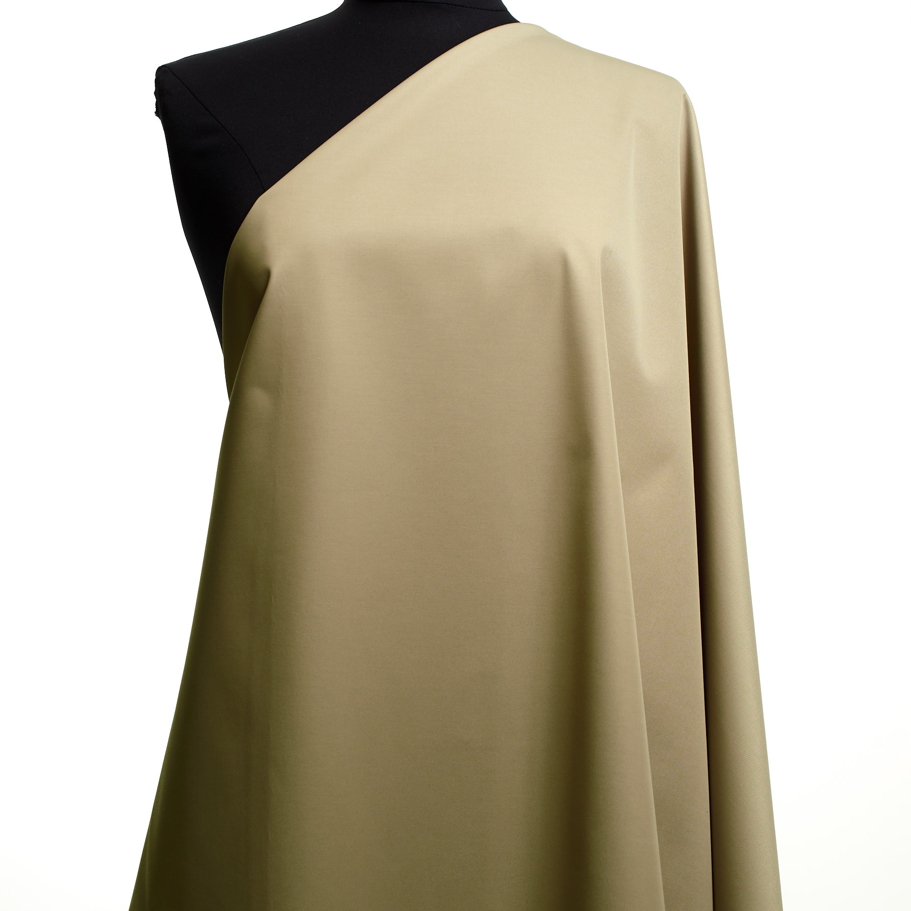 Sergé, Ramié Mixte, Enduit , Eucalyptus (F000043976) - Mannequin