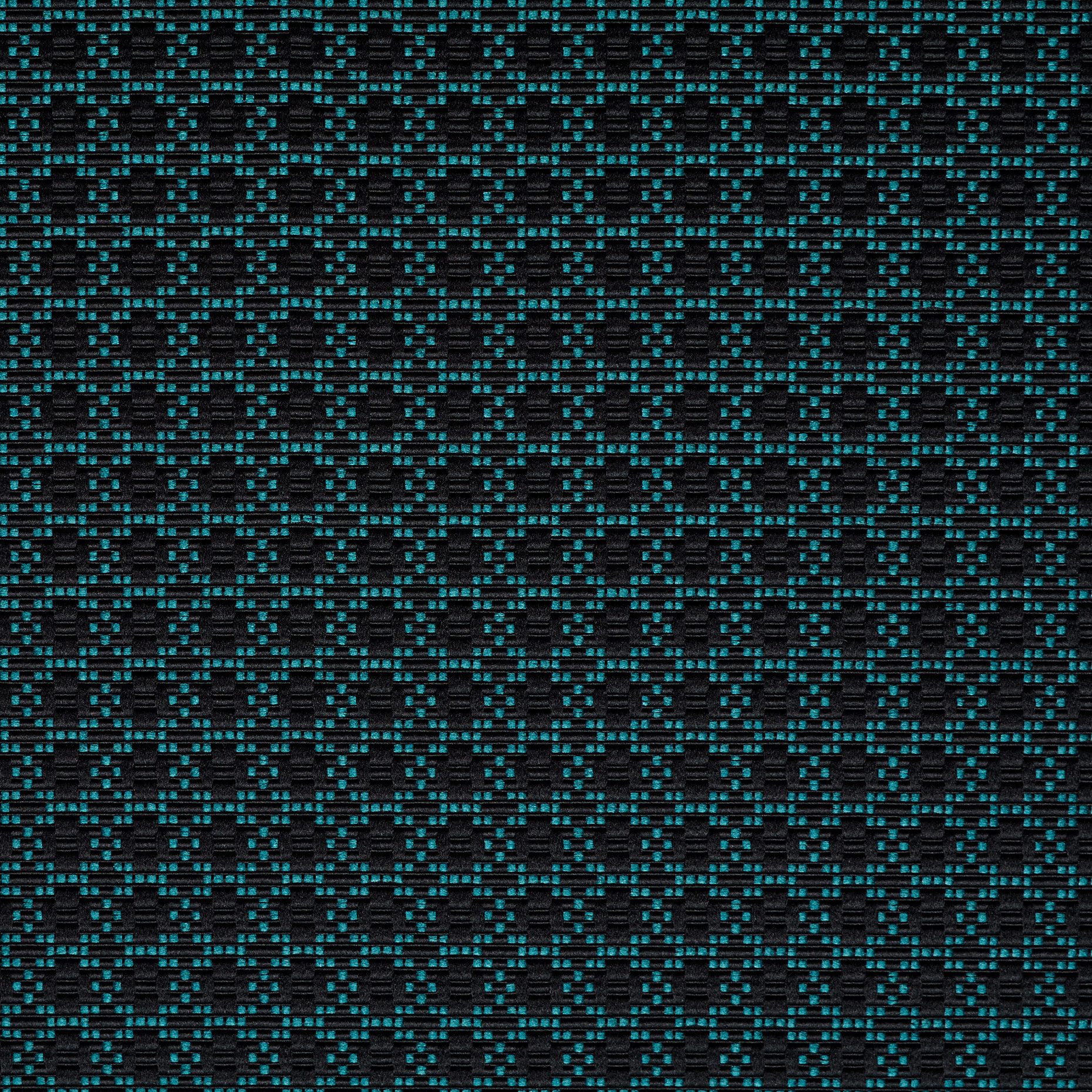 JACQUARD, JET BLACK&DEEP TEAL (F000014331) - Texture