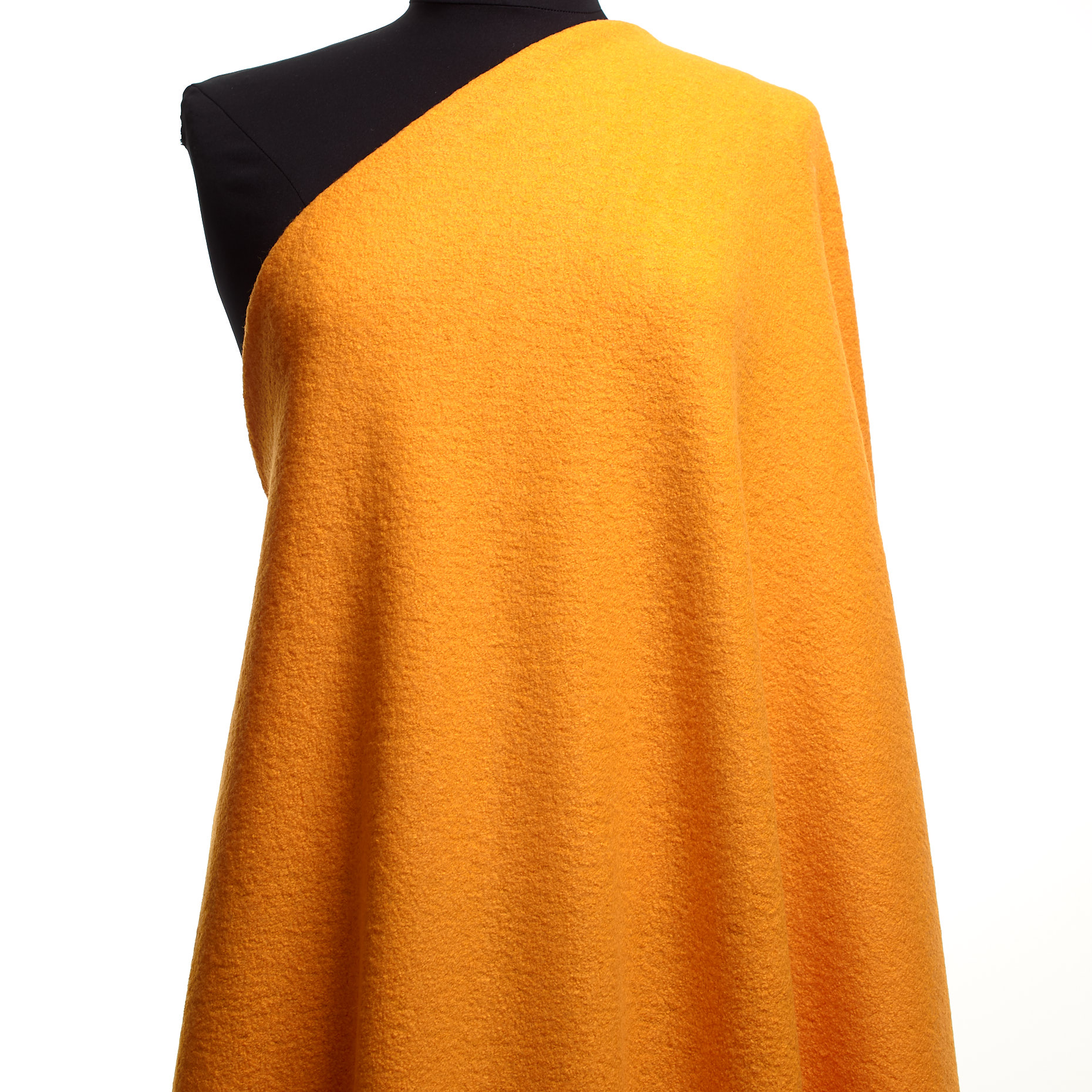 Jersey, Gekochte Wolle, Bouclè, Cadmium Yellow (F000040099) - Schaufensterpuppe