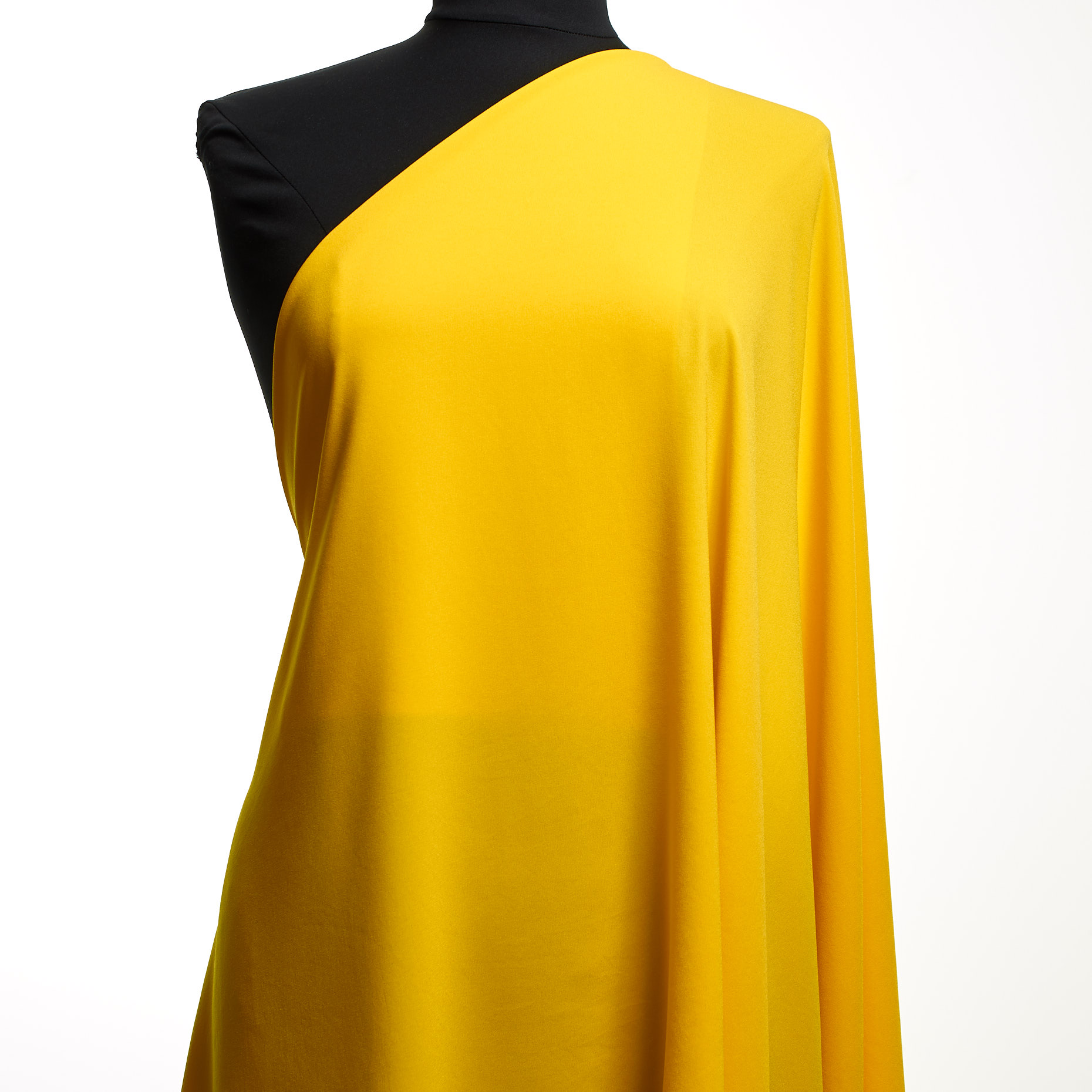 Креп, Сатин, Триацетат, Yellow Balloon (F000047003) - Манекен