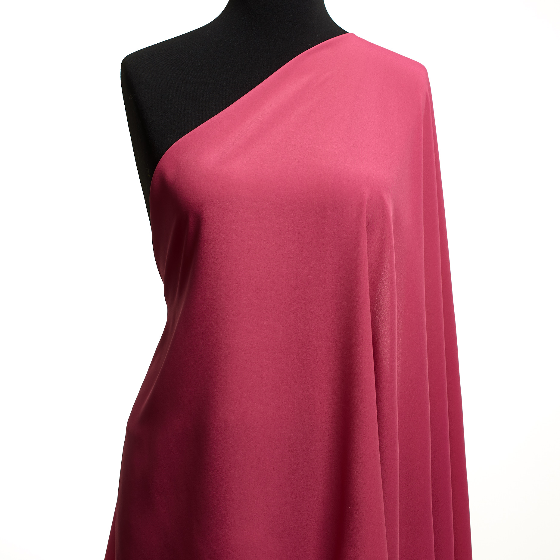 CRÊPE, ACETATE, SILK, AZALEA PINK (F000049191) - Mannequin