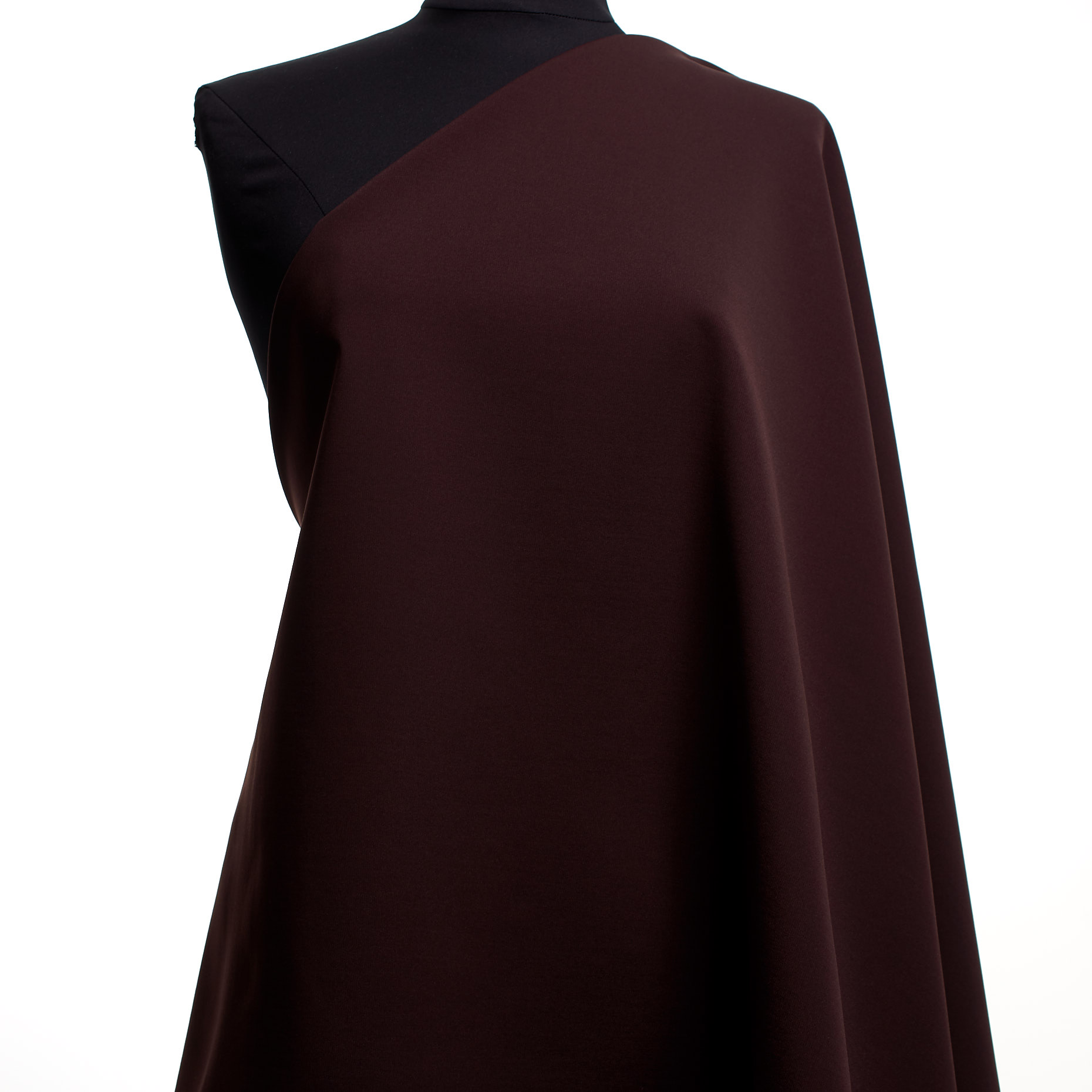 Jersey, Punto Milano, Viscosa, Dark Chocolate (F000042344) - Maniquí