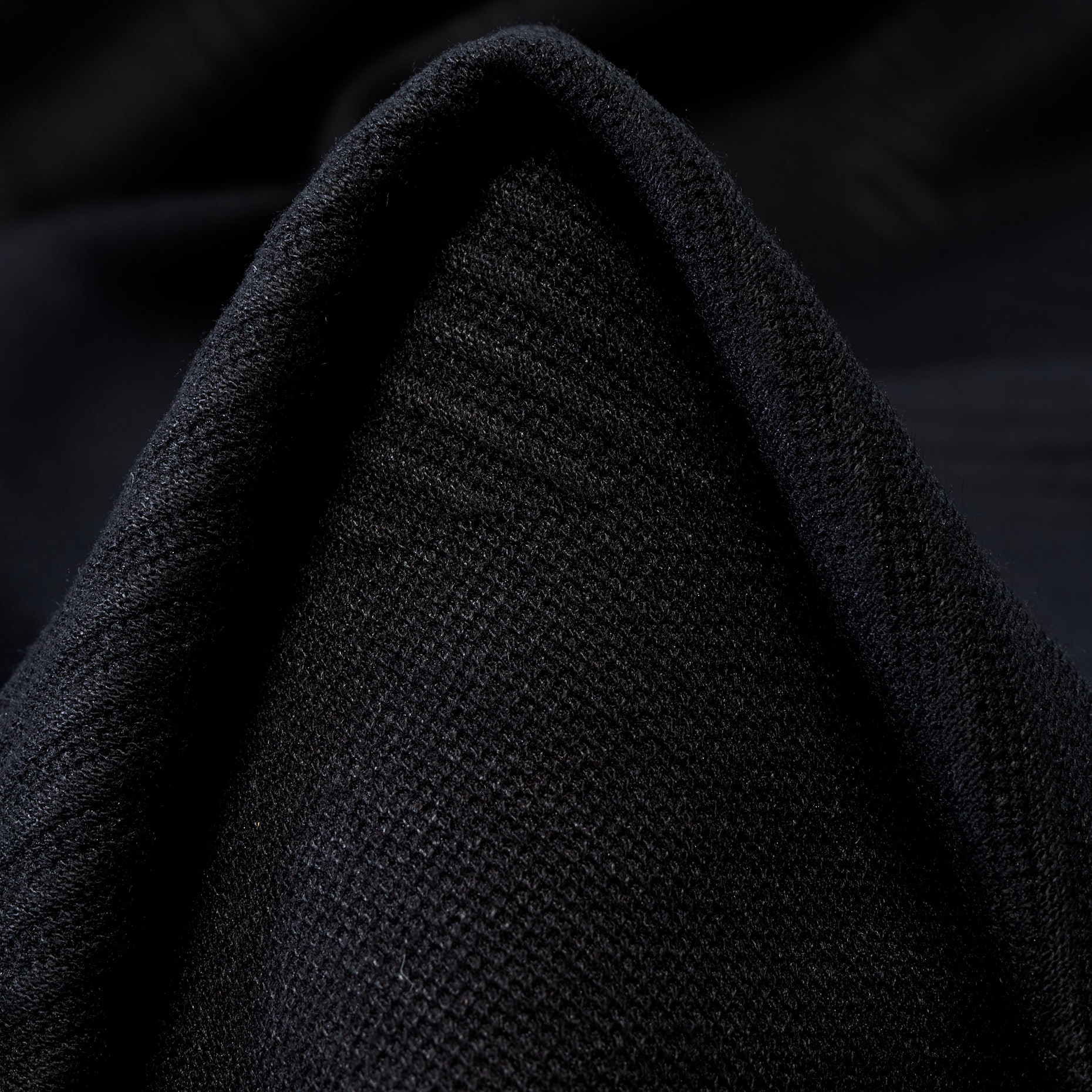 Jersey, Jacquard, Quadro, Raven Black (F000033089)