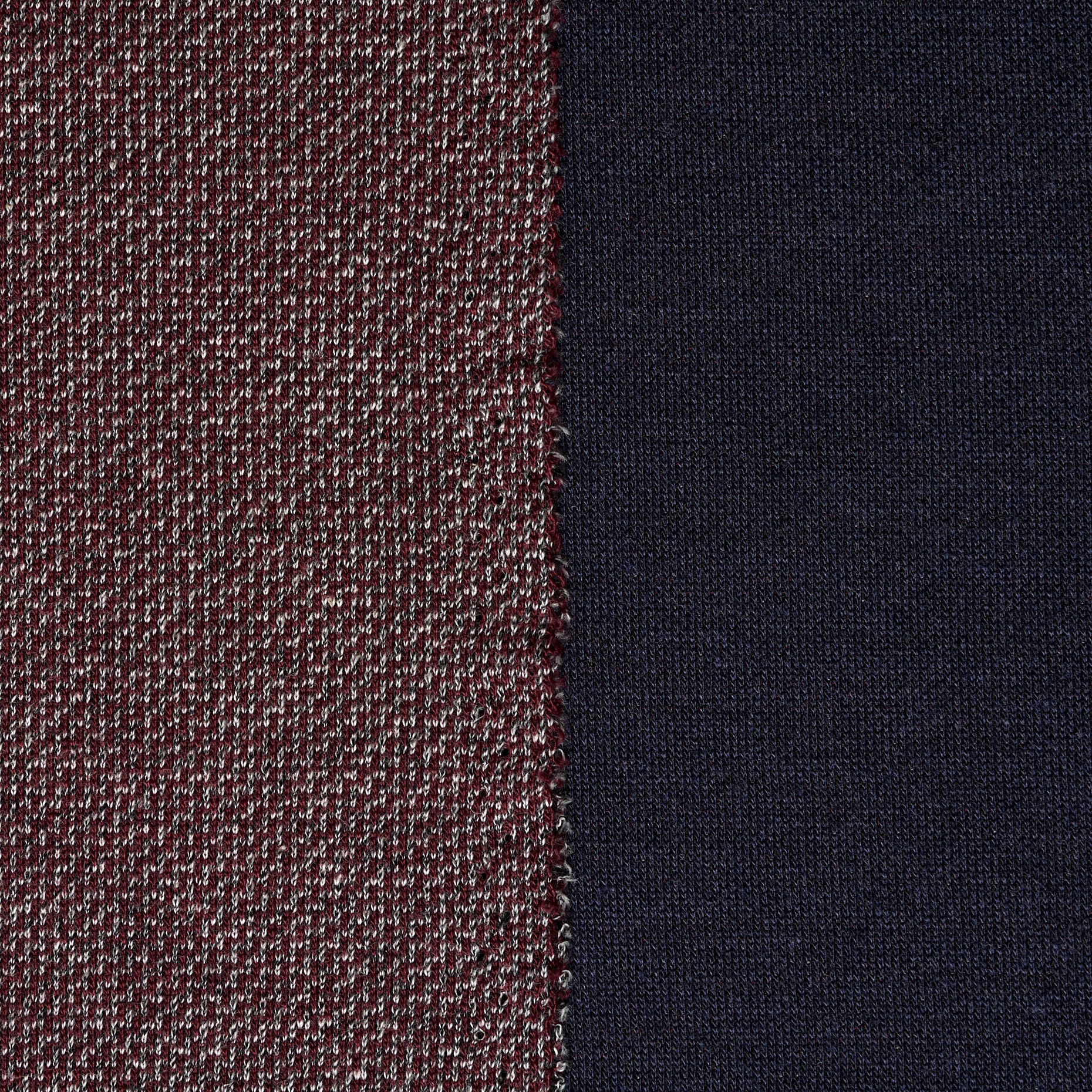 Double Jersey, Viskose Mix, Micro Design, Cabernet&Ghost Gray (F000047489) - Gewebe