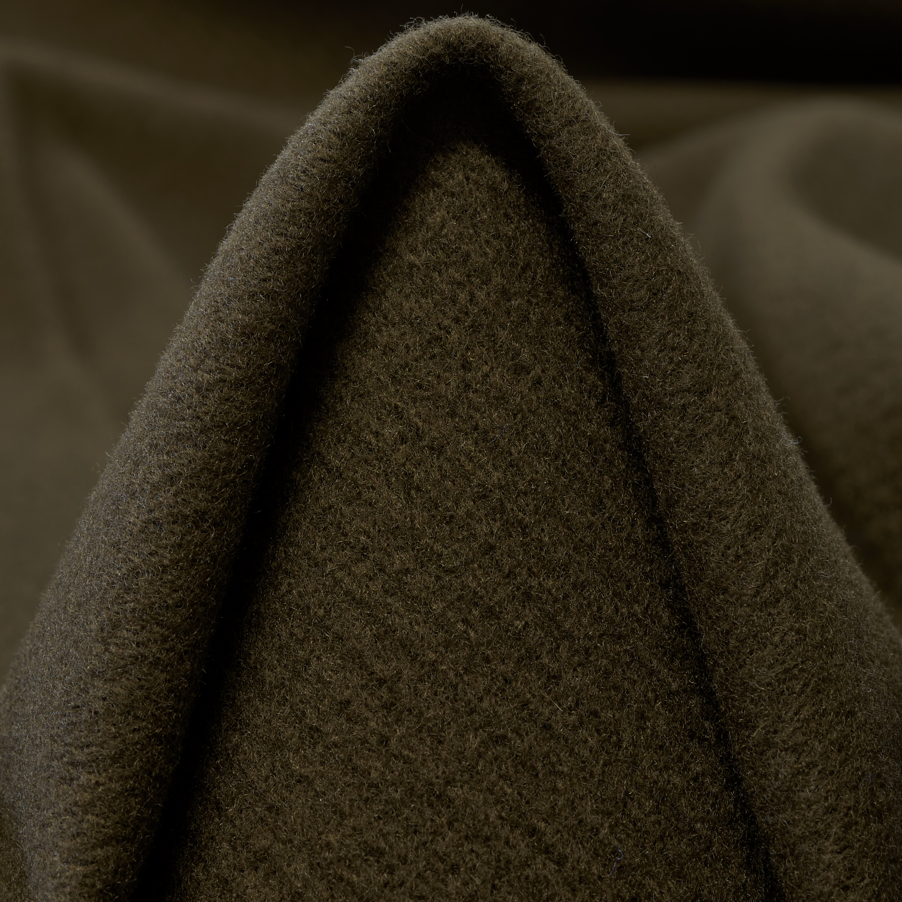 KNIT, BOILED WOOL, MELANGE, HOT FUDGE (F000047584)