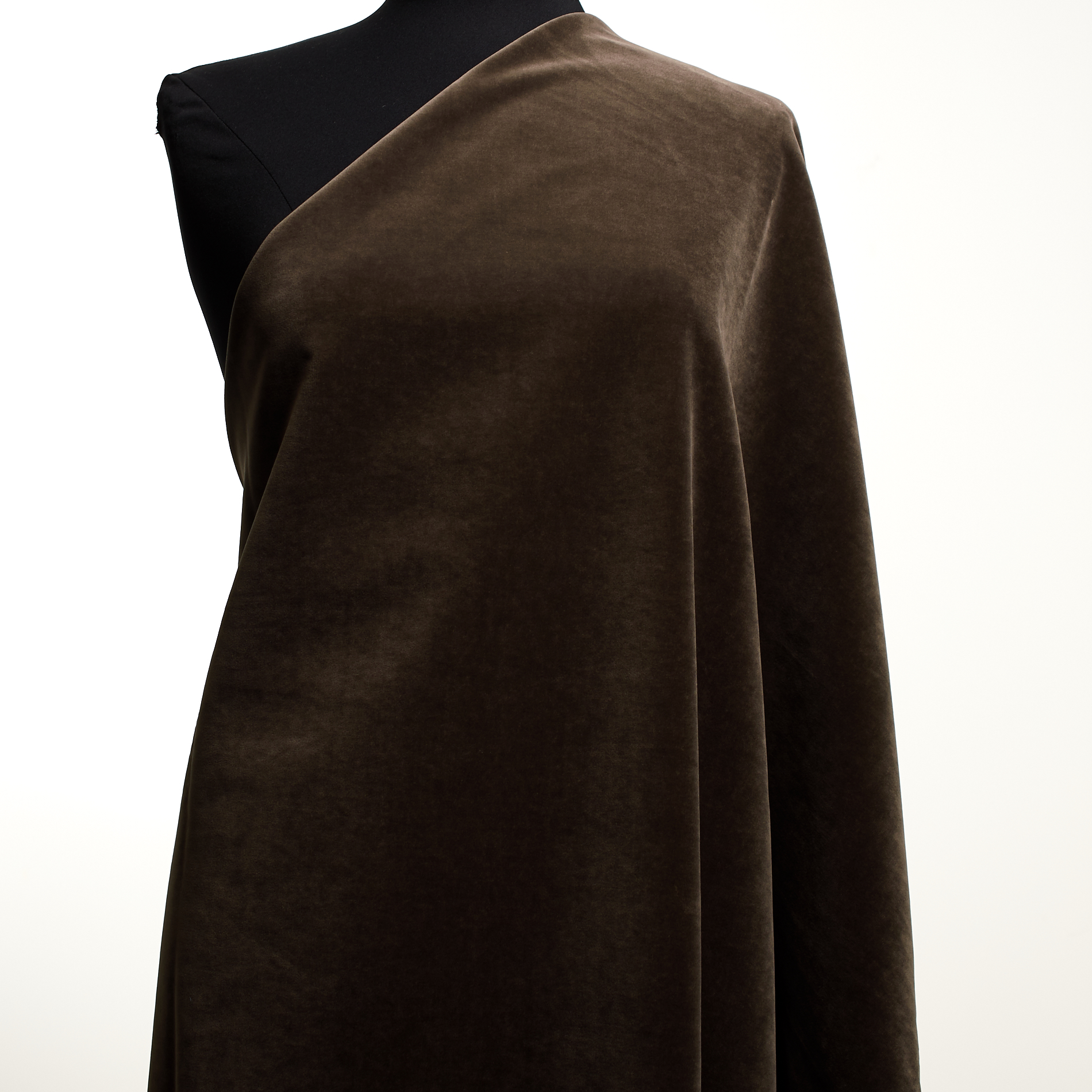 Samt, Baumwolle, Caribou (C0002320) - Schaufensterpuppe