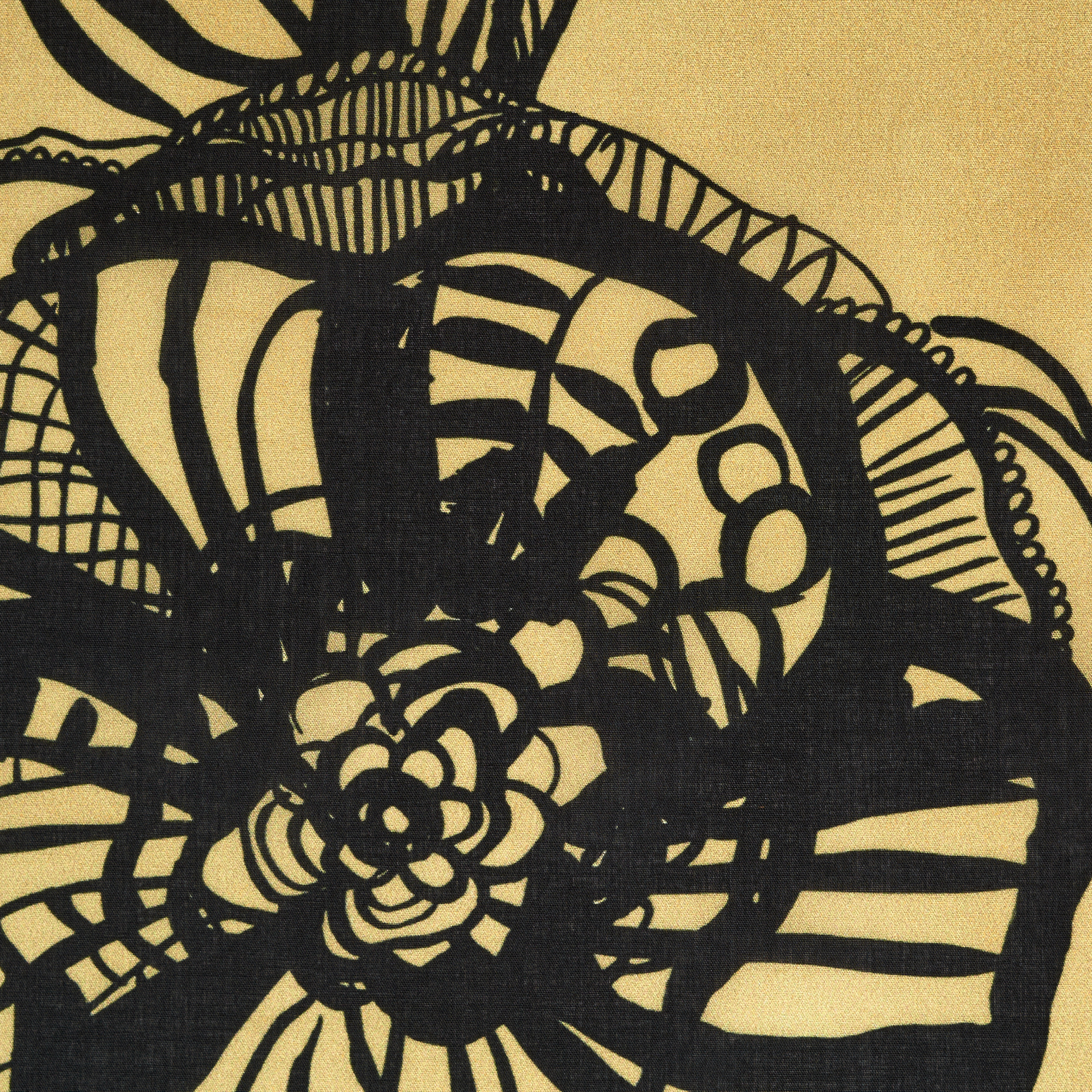 BATISTE, COTTON, FLORAL, ANISE FLOWER&JET BLACK (F000049209) - Texture