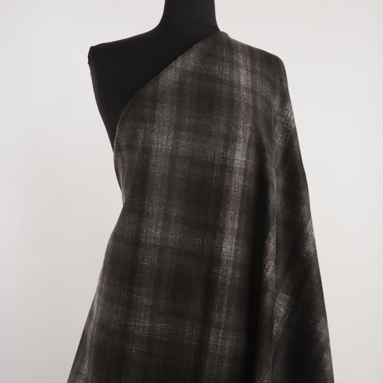 WOOL, CHECK, COFFEE QUARTZ&OYSTER GRAY (F000028223) - Mannequin