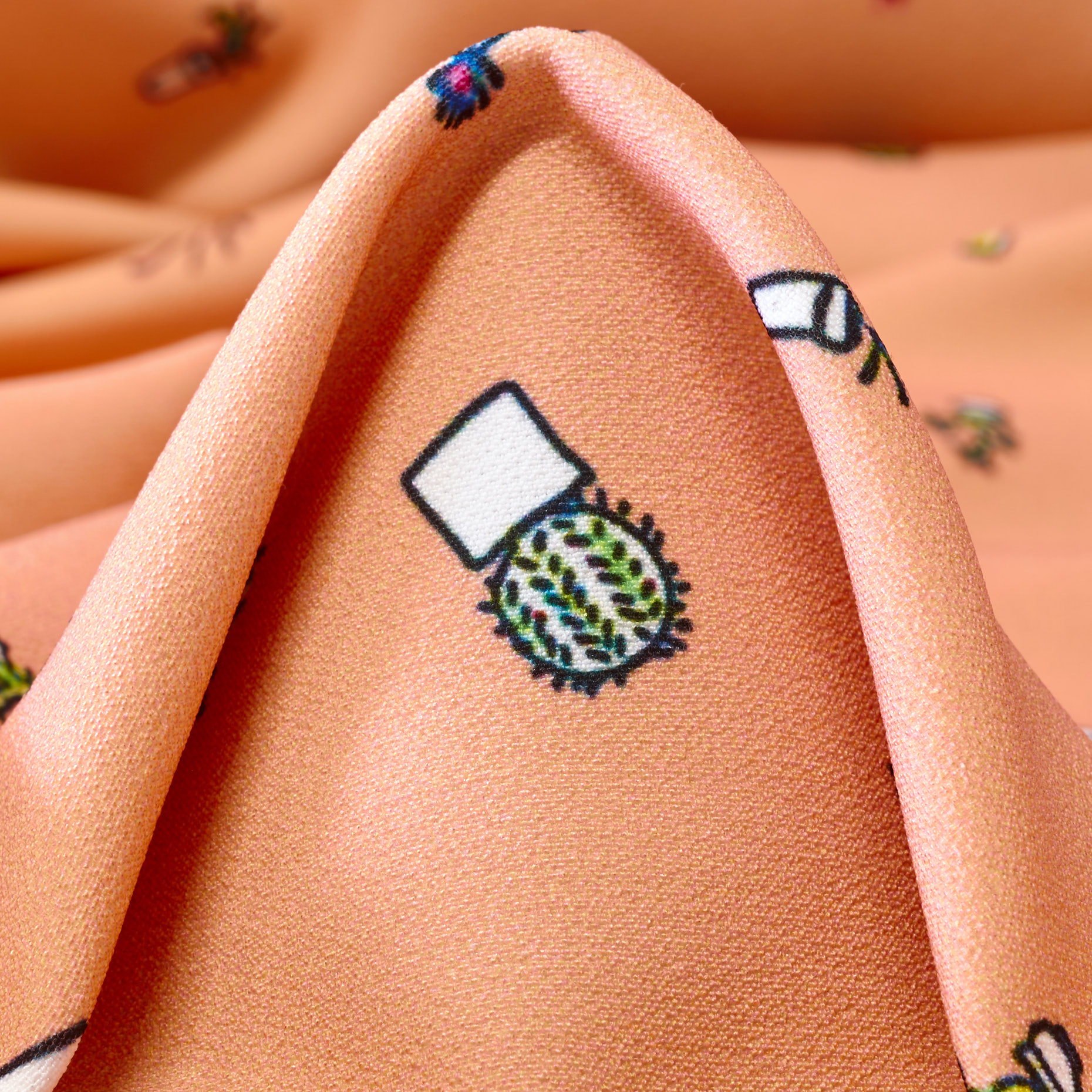 TECHNO STRETCH, PRINTED, MELLOW ROSE (F000041460)