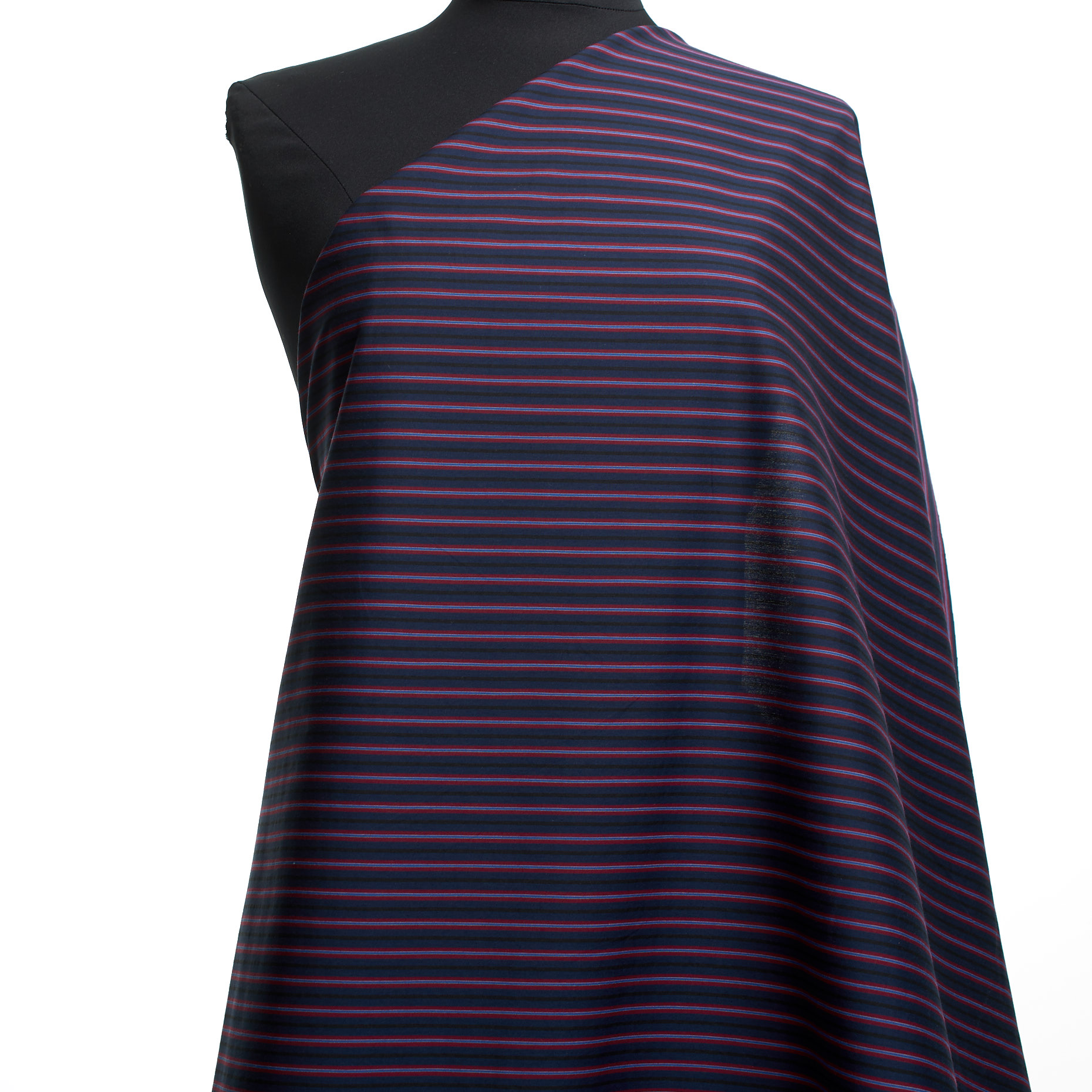 POPLIN, VISCOSE, ELASTIC, PARISIAN NIGHT&CABERNET (F000041575) - Mannequin