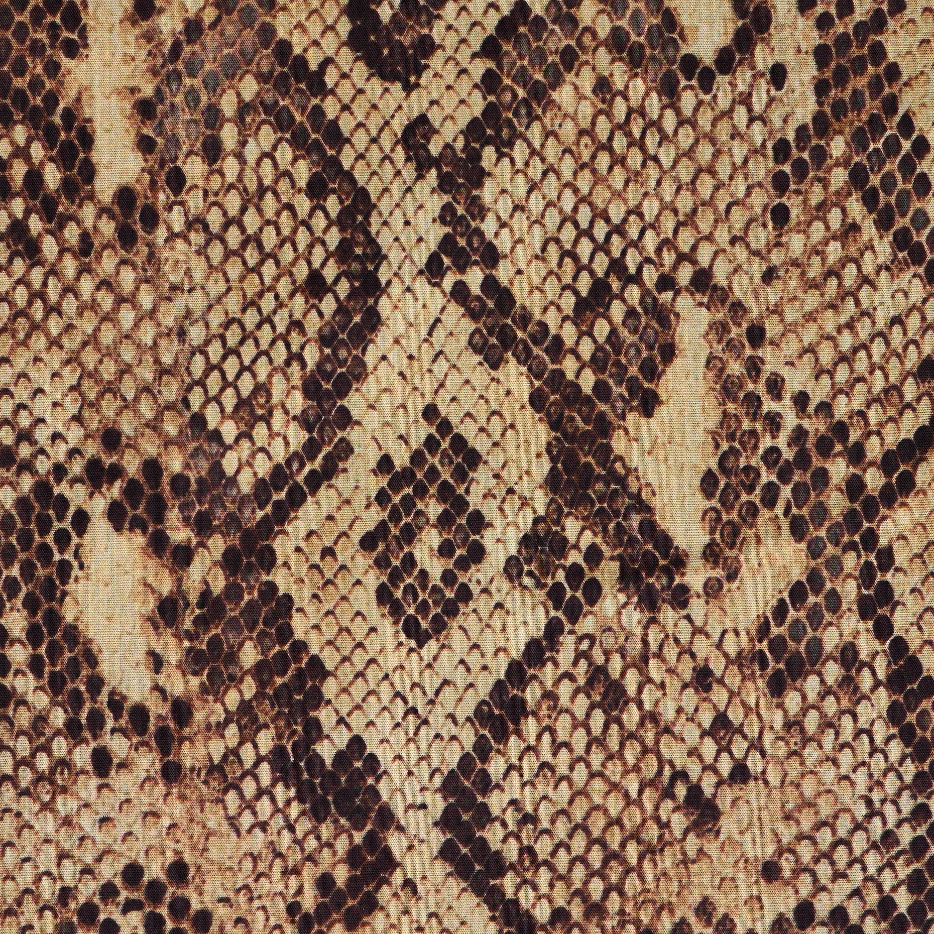 LIGHT COTTON, PRINTED, ANIMAL, SAND&MAPLE SYRUP (F000043894) - Texture