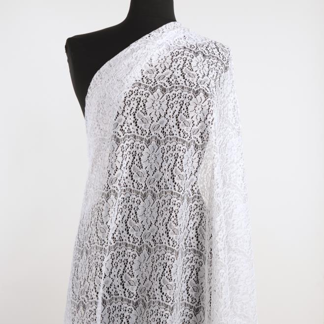 Dentelle, Floral, Brilliant White (F000030784) - Mannequin