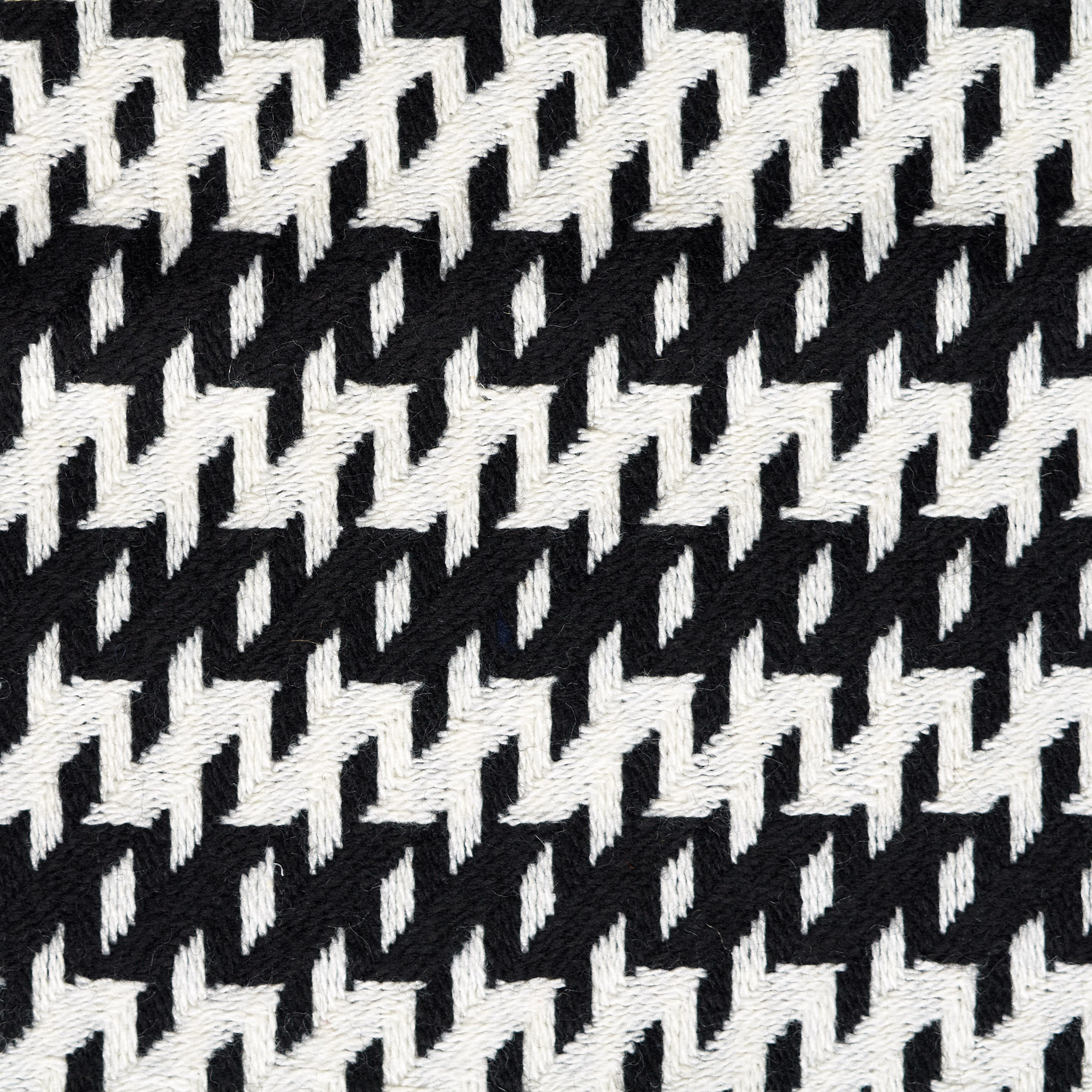 Jacquard, Misto Lana, Antique White&Raven Black (F000040299) - Trama
