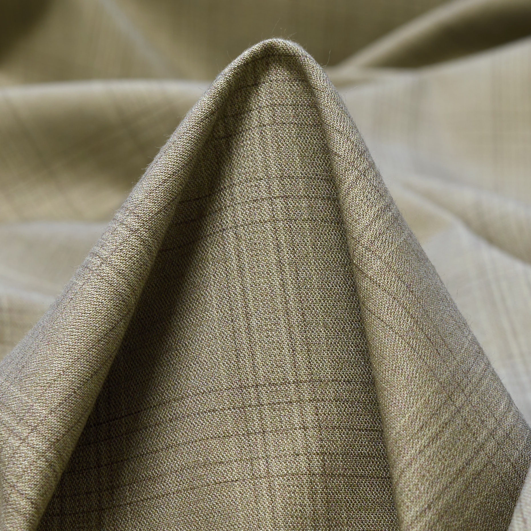 COTTON, ELASTIC, PRINTED, SAGE