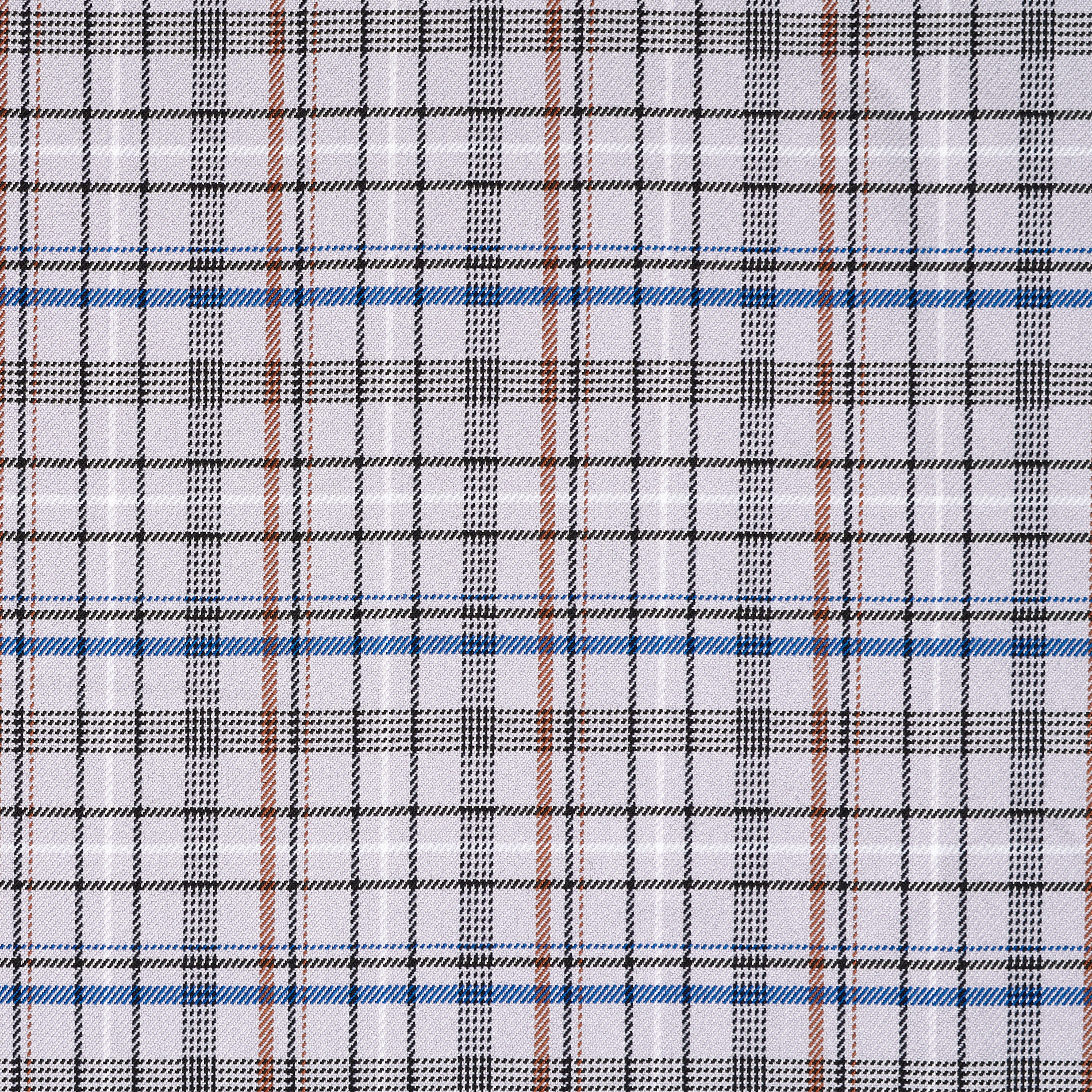 Twill, Mieszanka bawełny, Ramy, Cloudy Sky (F000034579) - Tkana