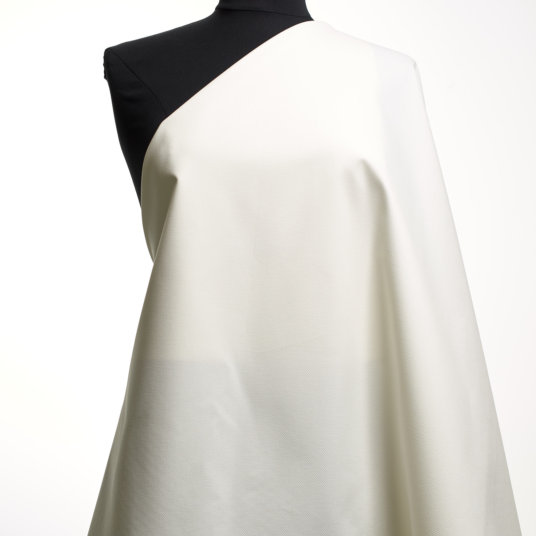 TWILL, COTTON, ELASTIC, BRILLIANT WHITE (F000045206) - Mannequin