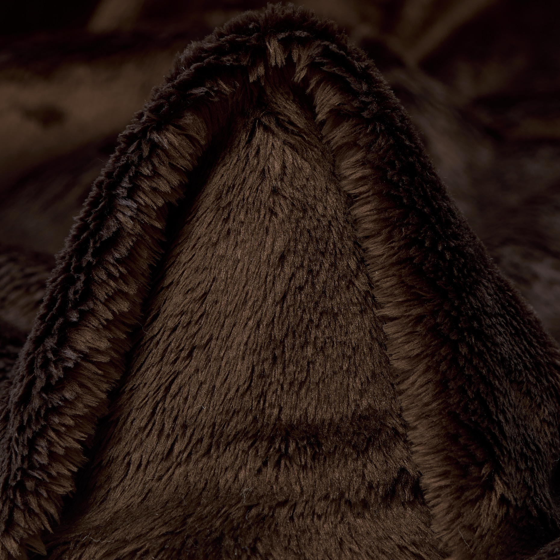 Fake Fur, Jersey, Seal Brown (F0000333)