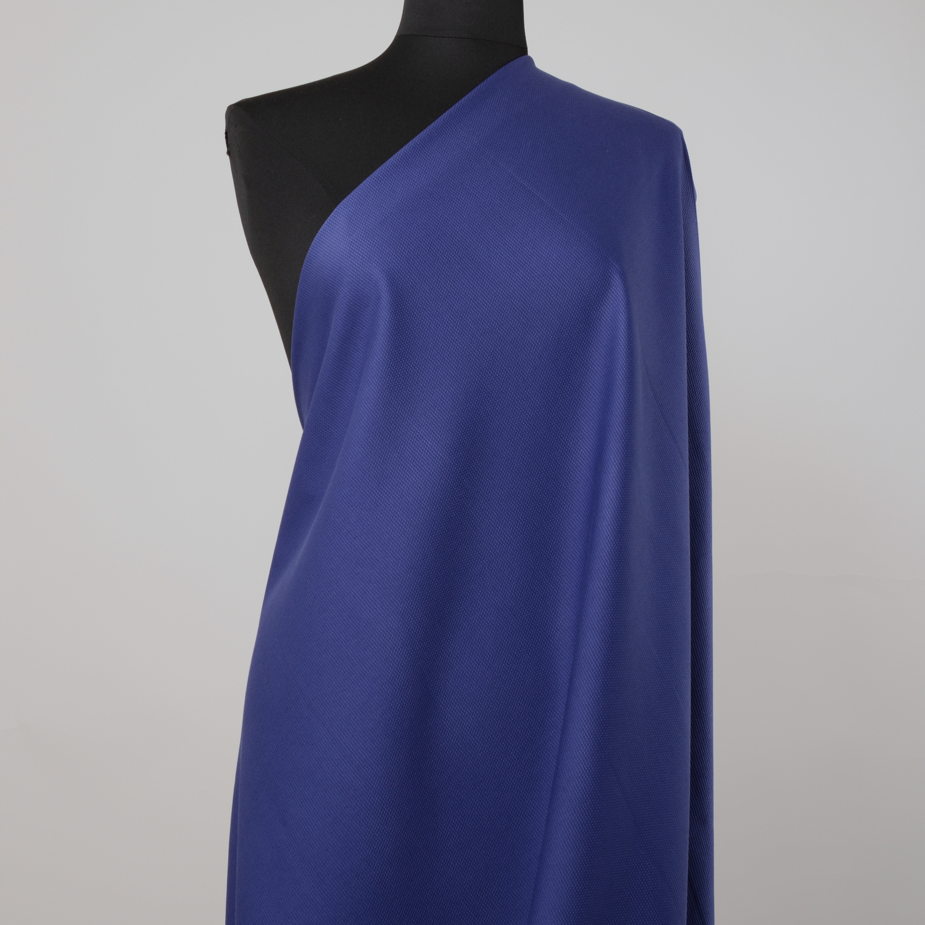 Cotone, Micro Struttura, Tessuto Rigido, Deep Ultramarine (F000023834) - Manichino