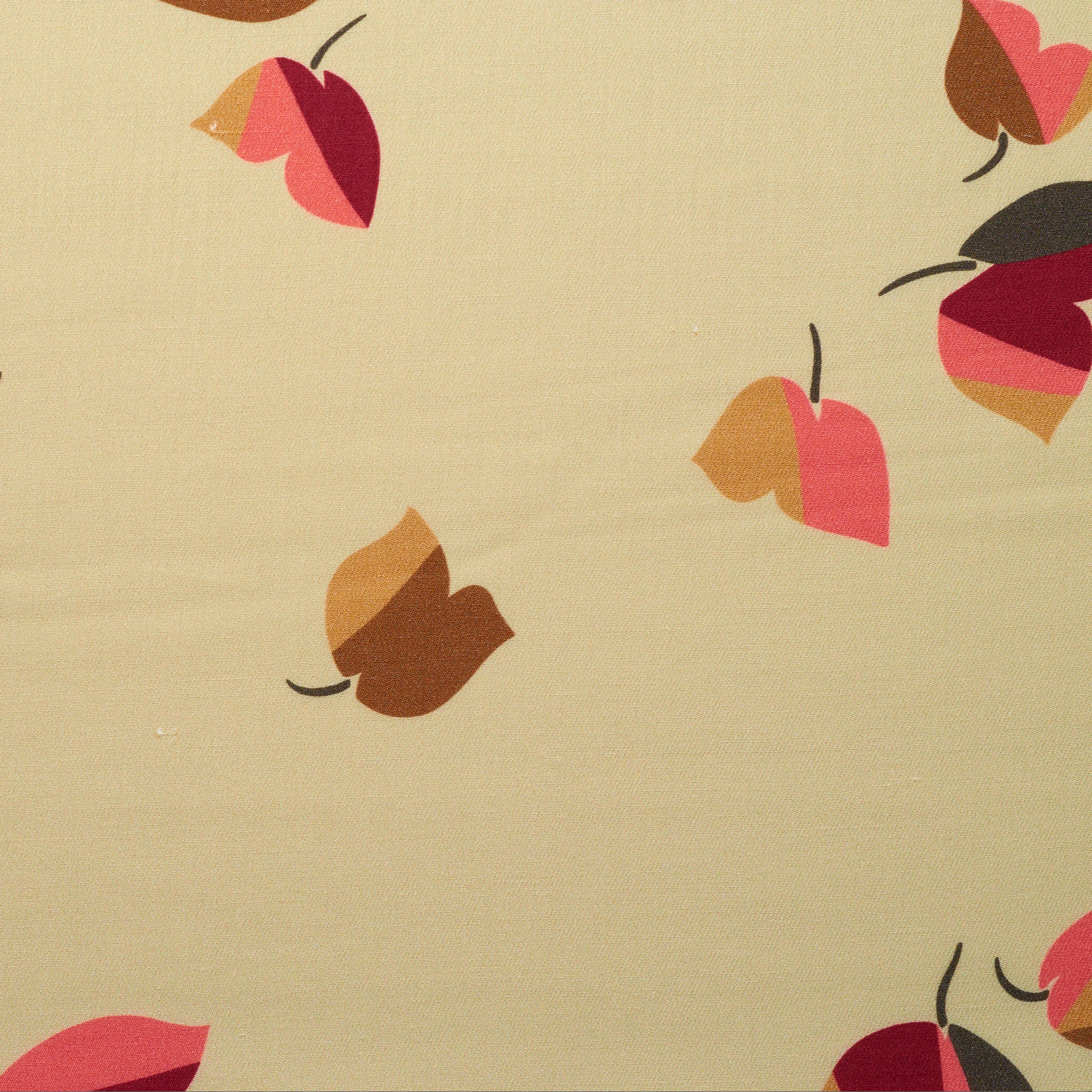 Crêpe, Viscose , Imprimé, Almond Milk&Shell Pink (F000026598) - Tissage