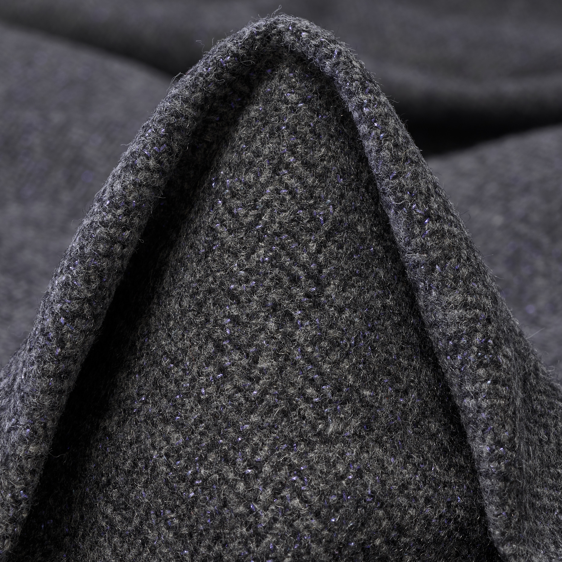 BOILED WOOL, HERRINGBONE, SKYROCKET (F000034765)
